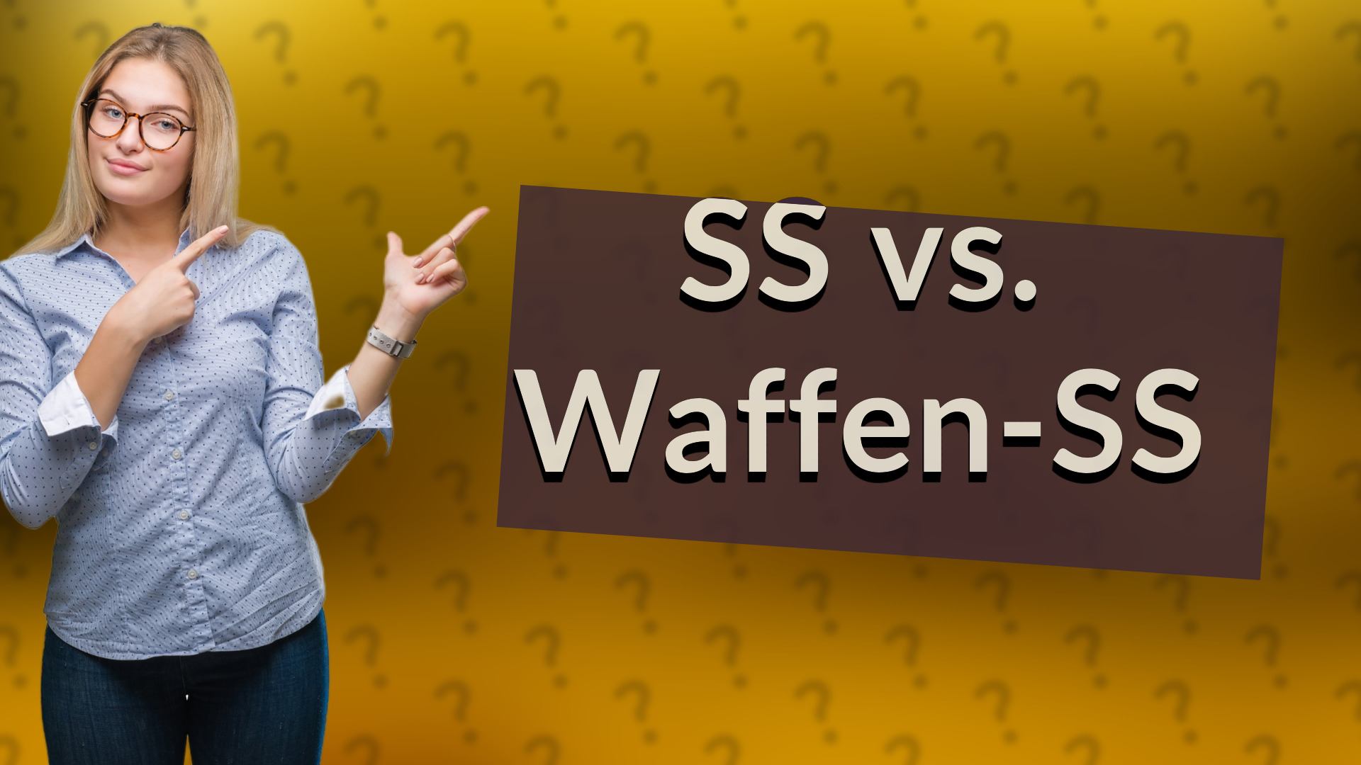 SS vs. Waffen-SS
