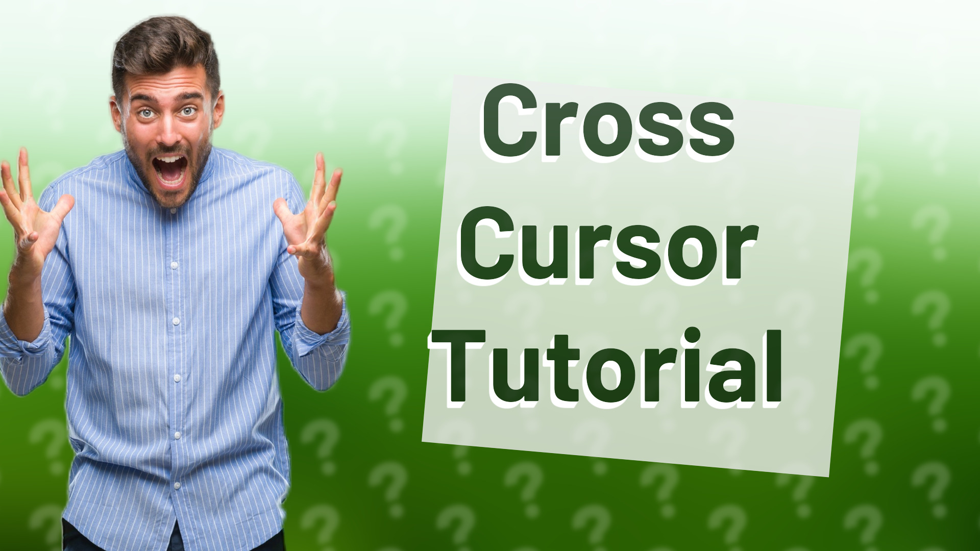 Cross Cursor Tutorial