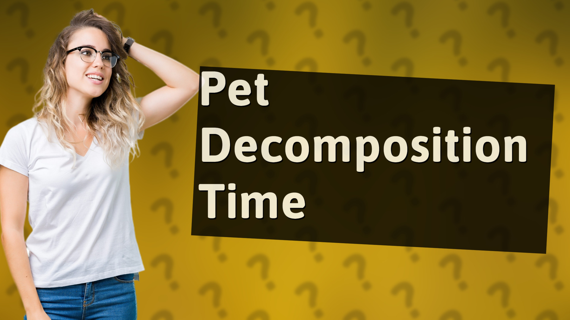 Pet Decomposition Time