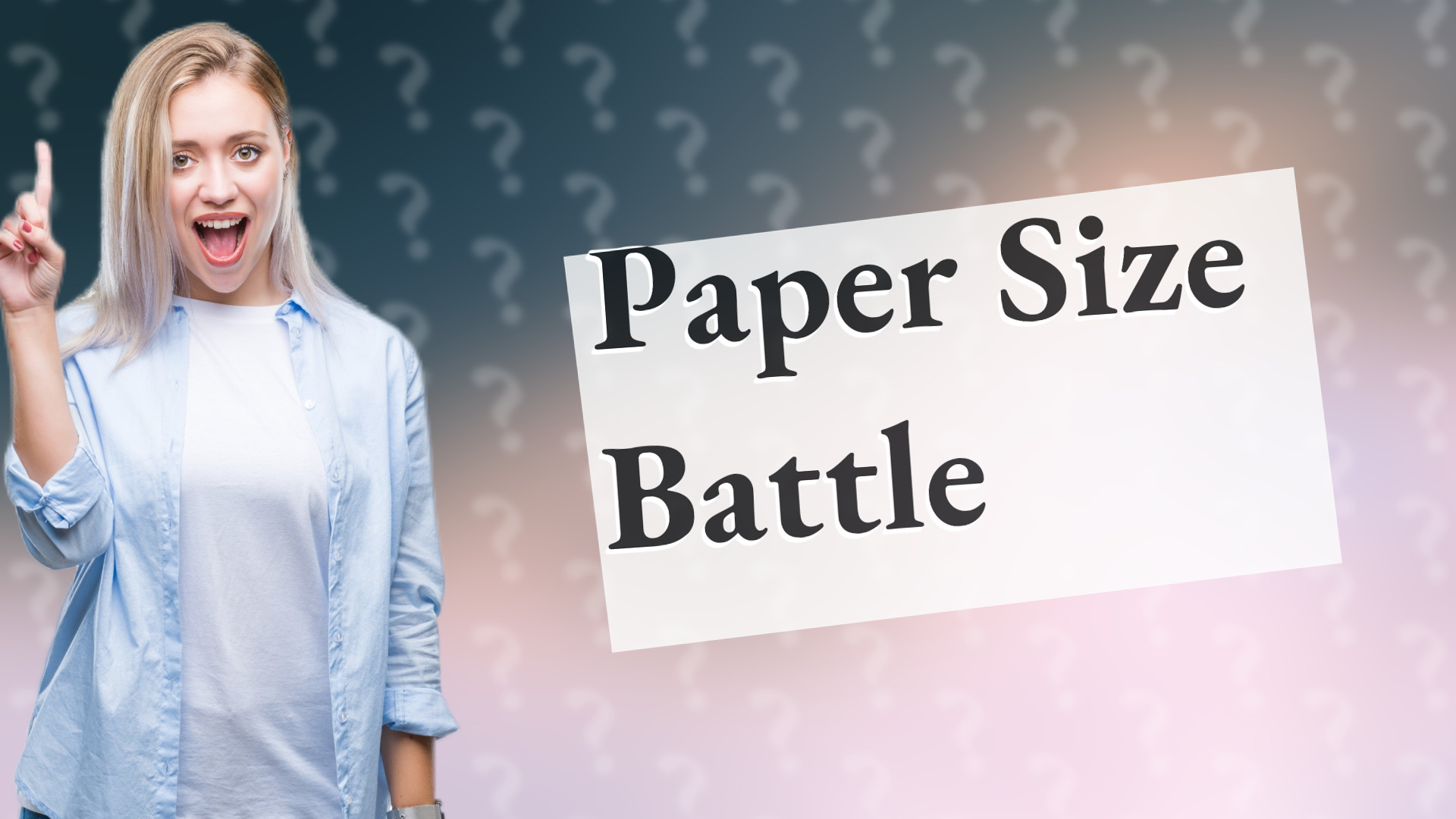 Paper Size Battle