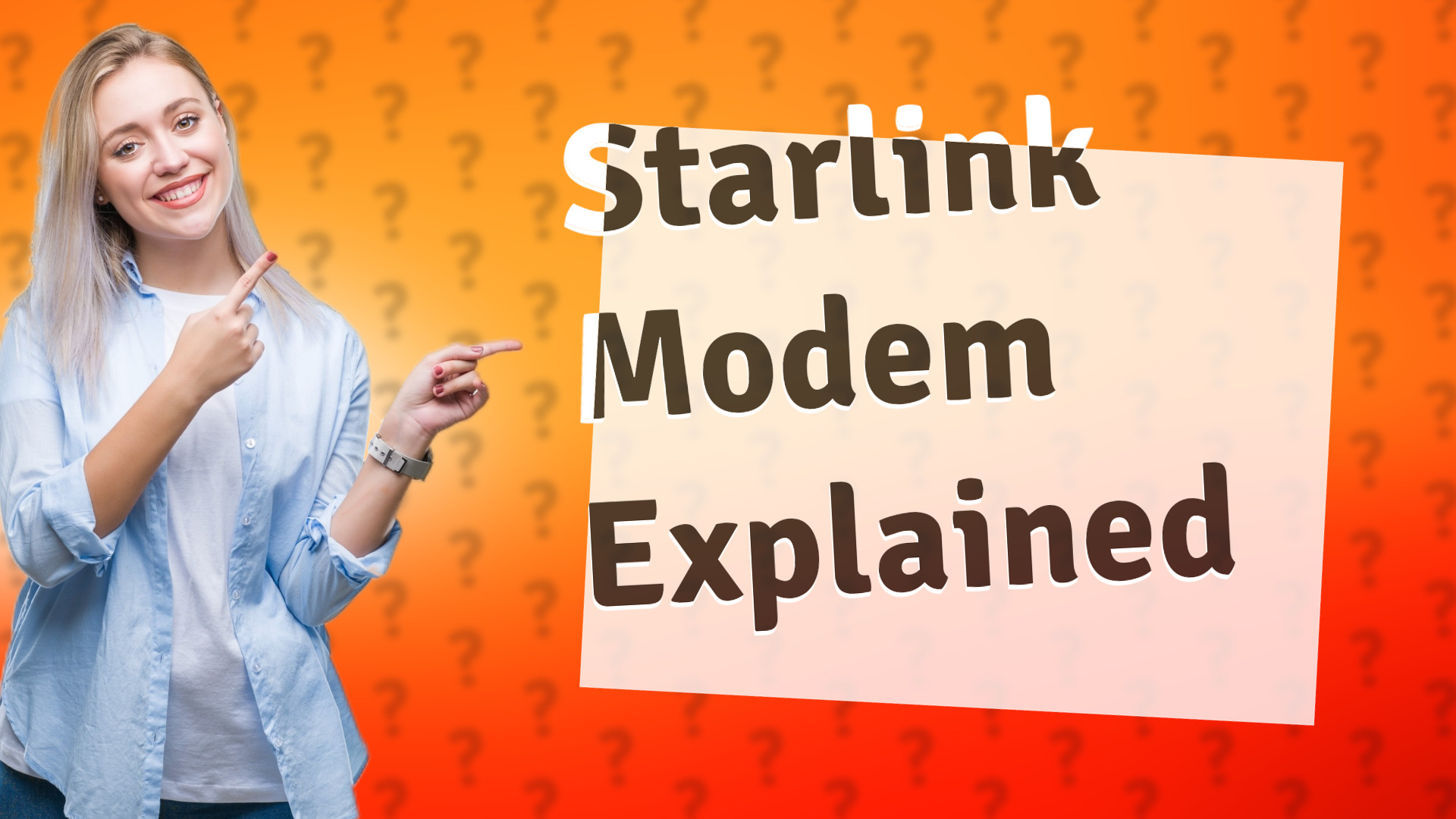 Starlink Modem Explained