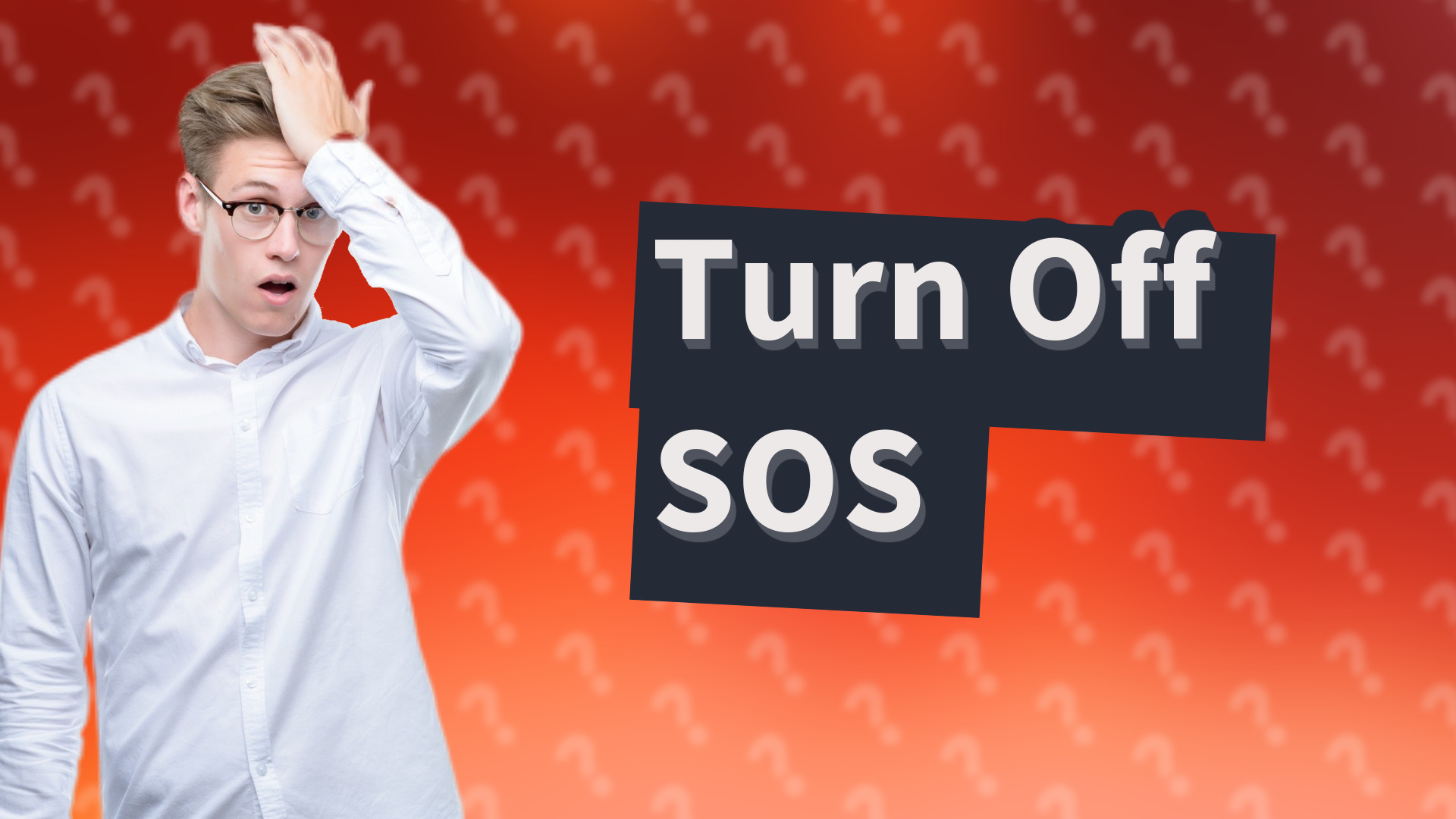 Turn Off SOS