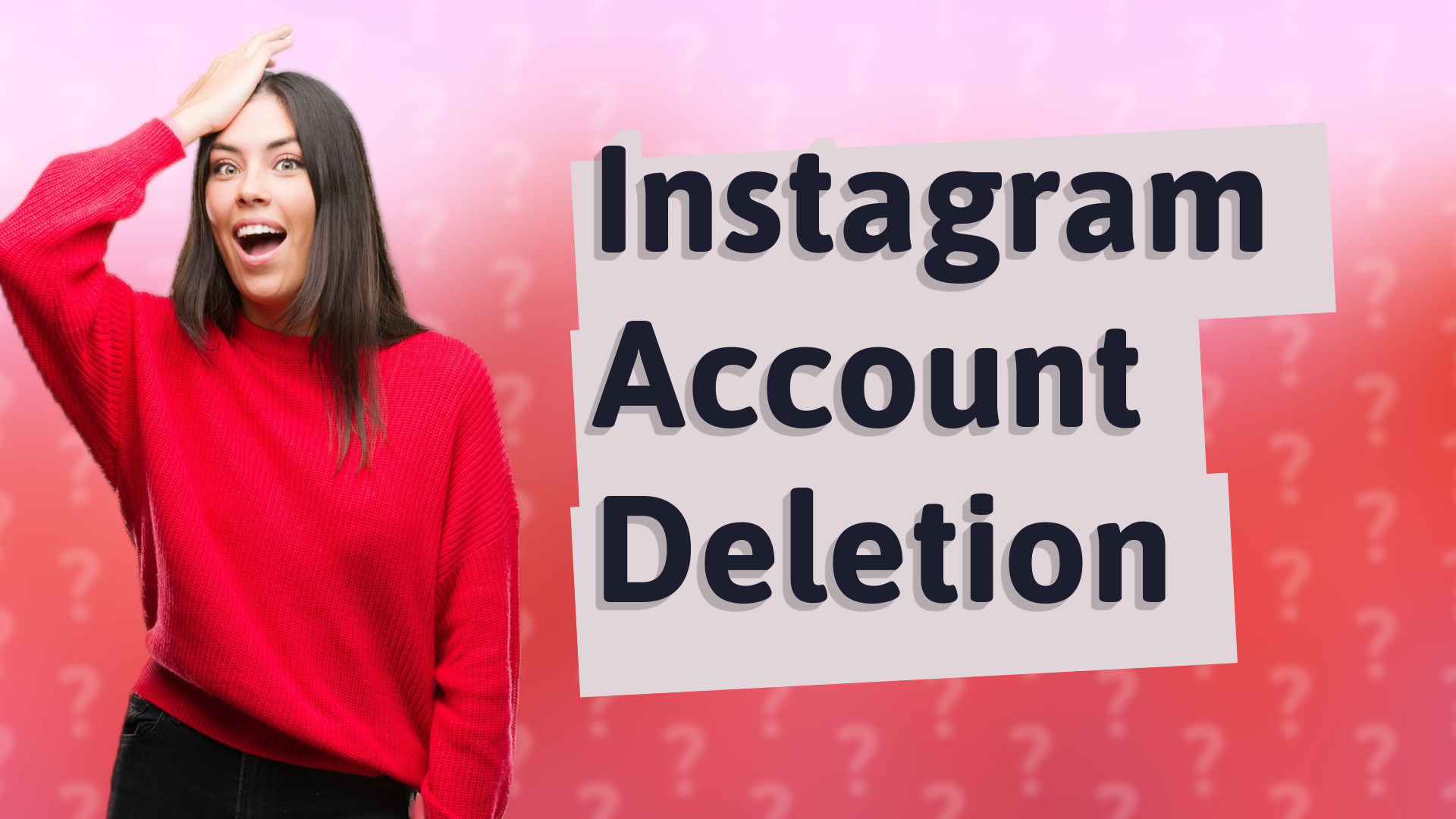 Instagram Account Deletion