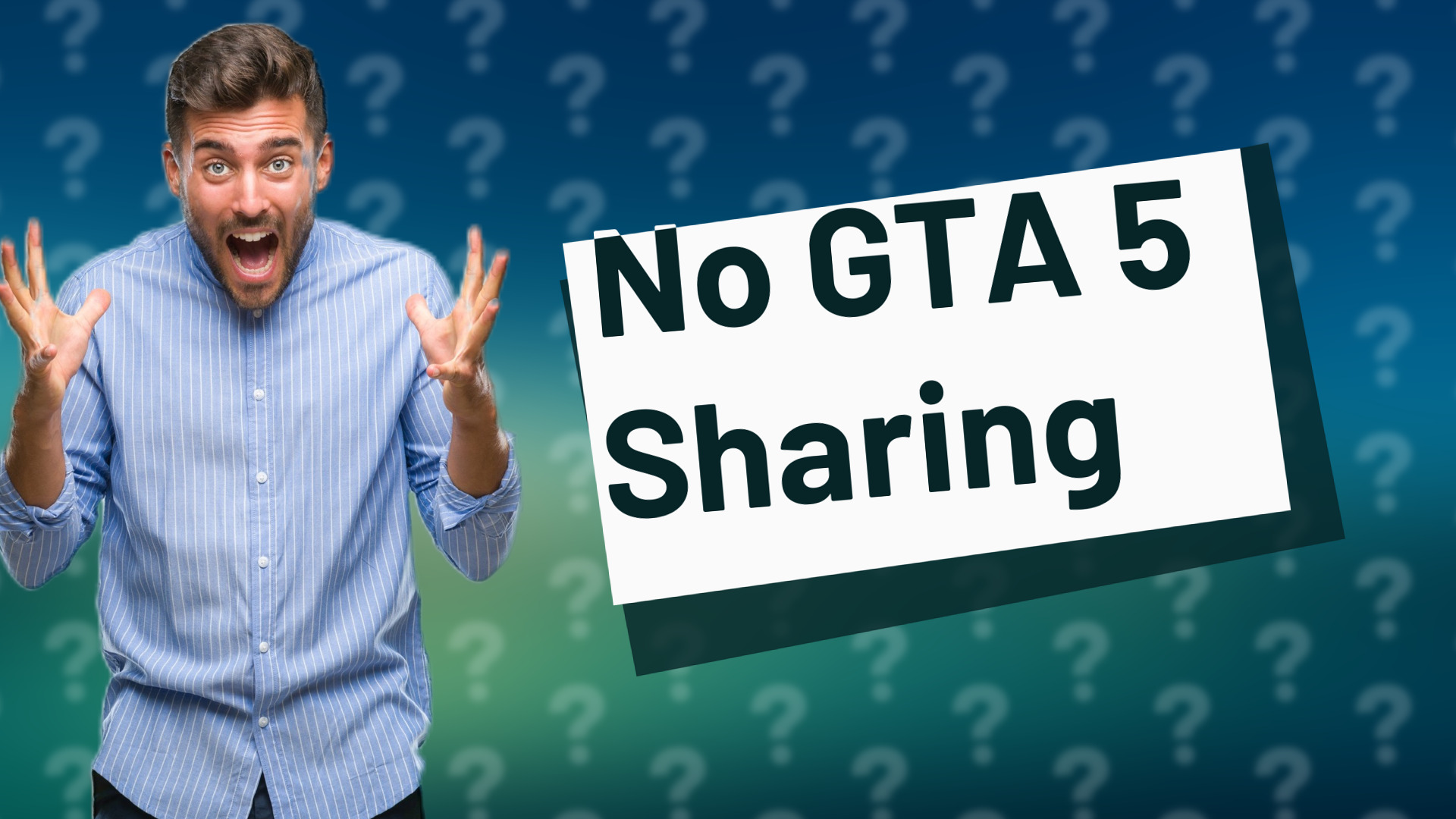 No GTA 5 Sharing