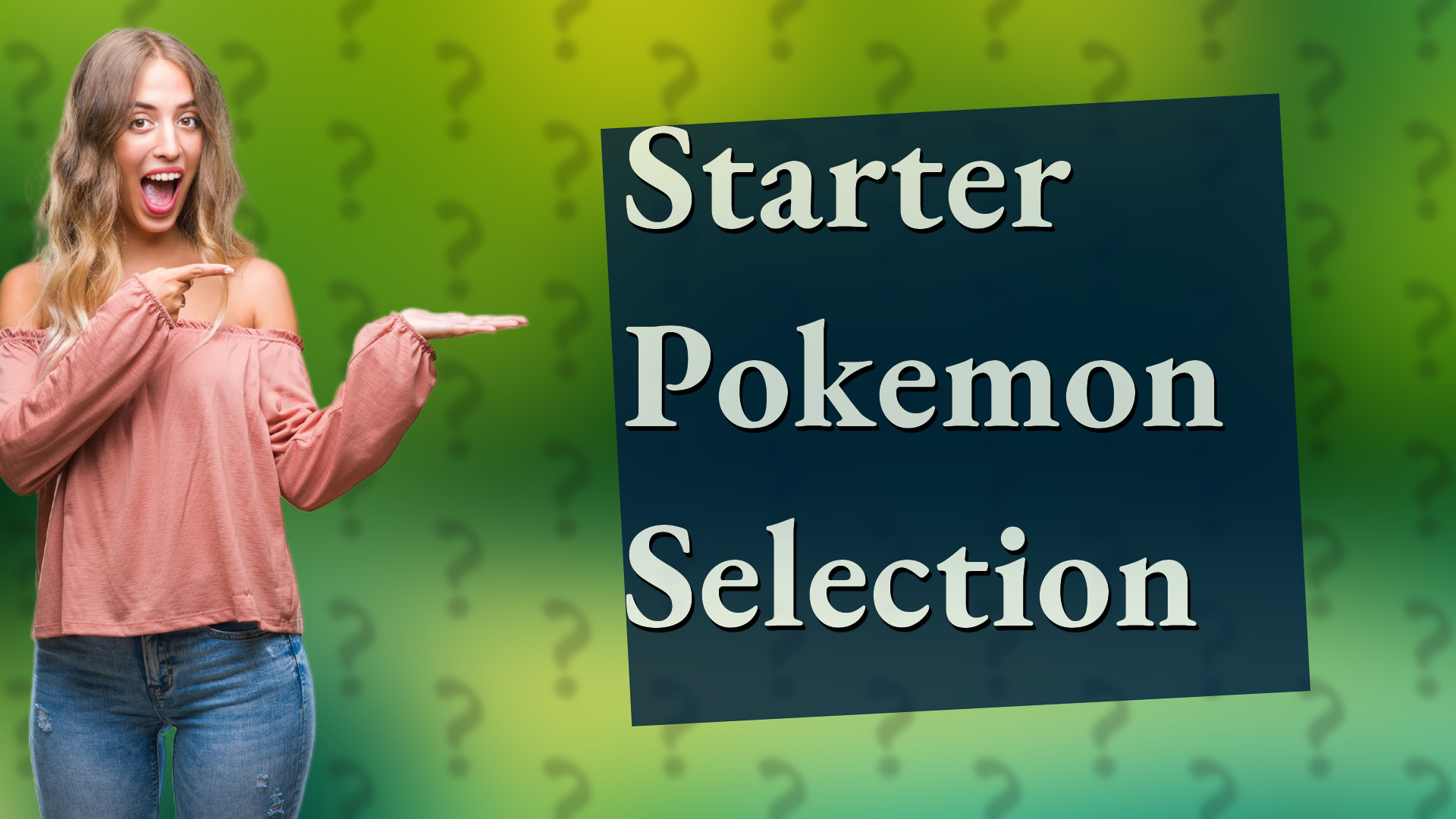 Starter Pokemon Selection