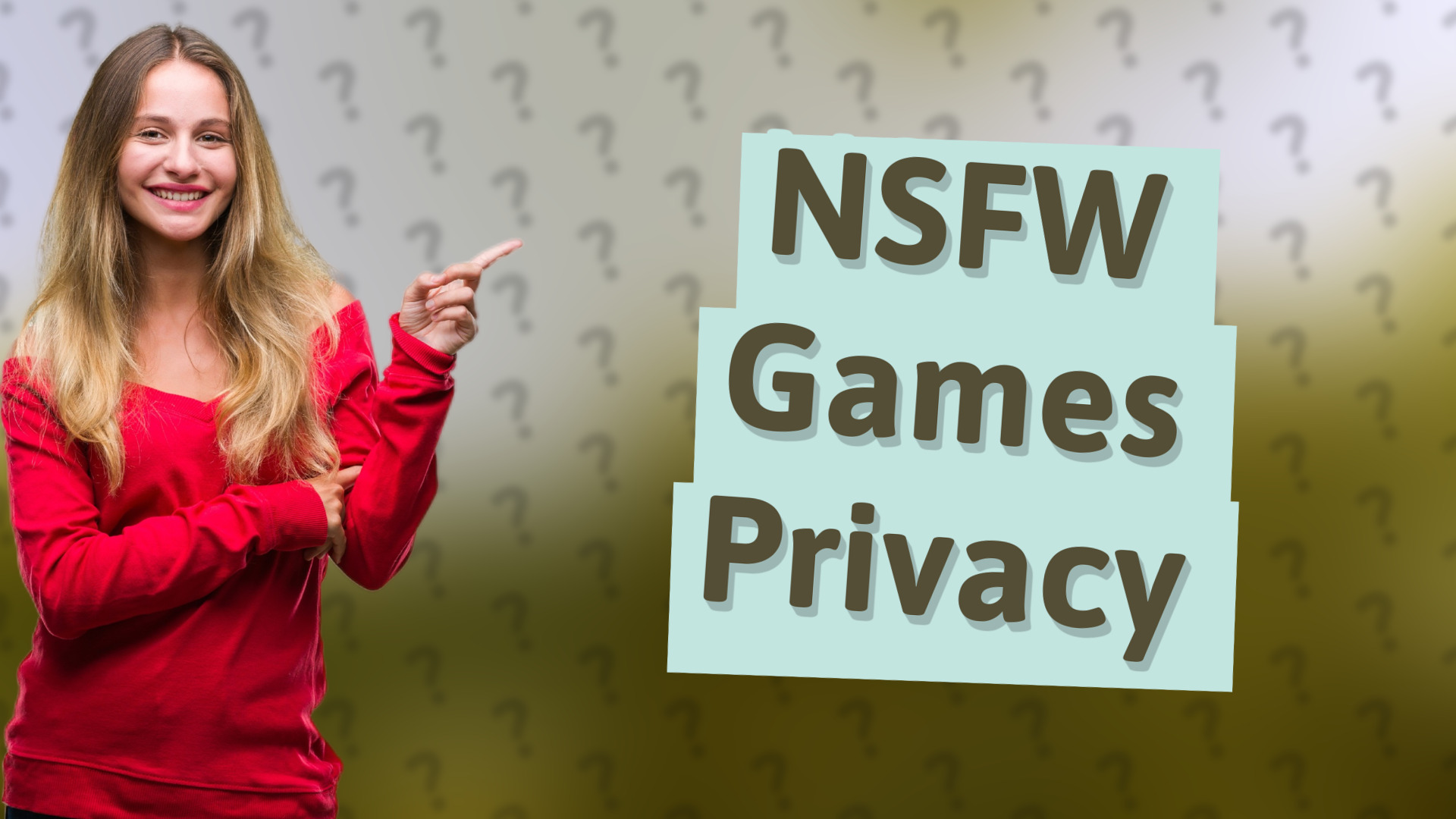 NSFW Games Privacy