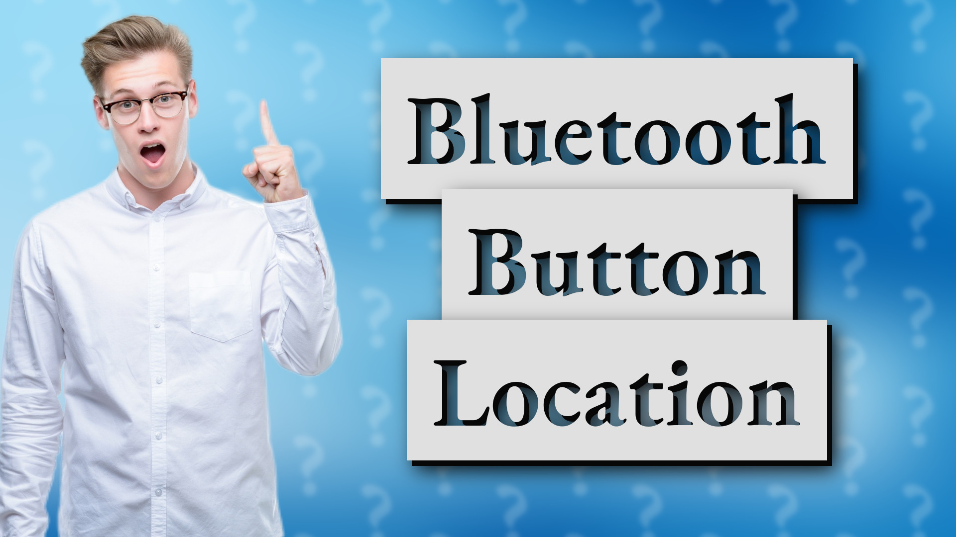 Bluetooth Button Location