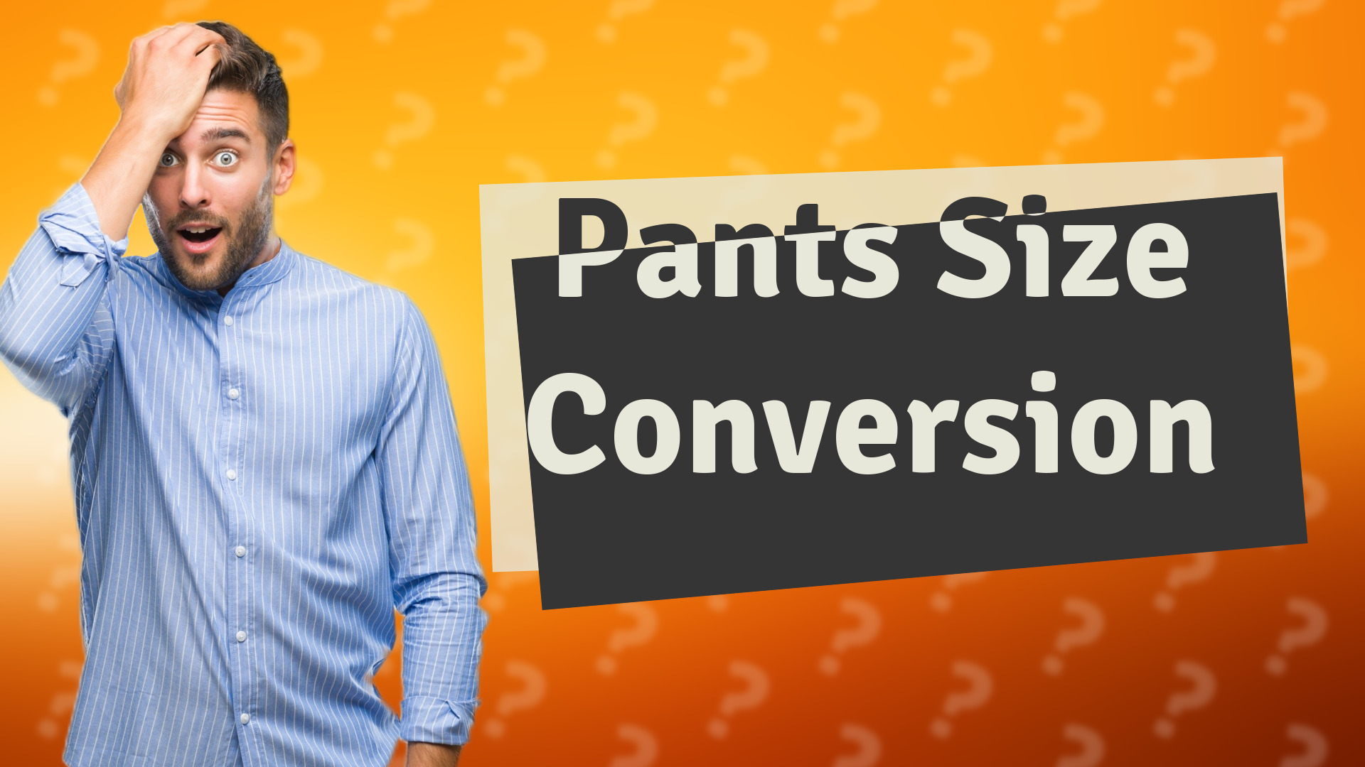 Pants Size Conversion