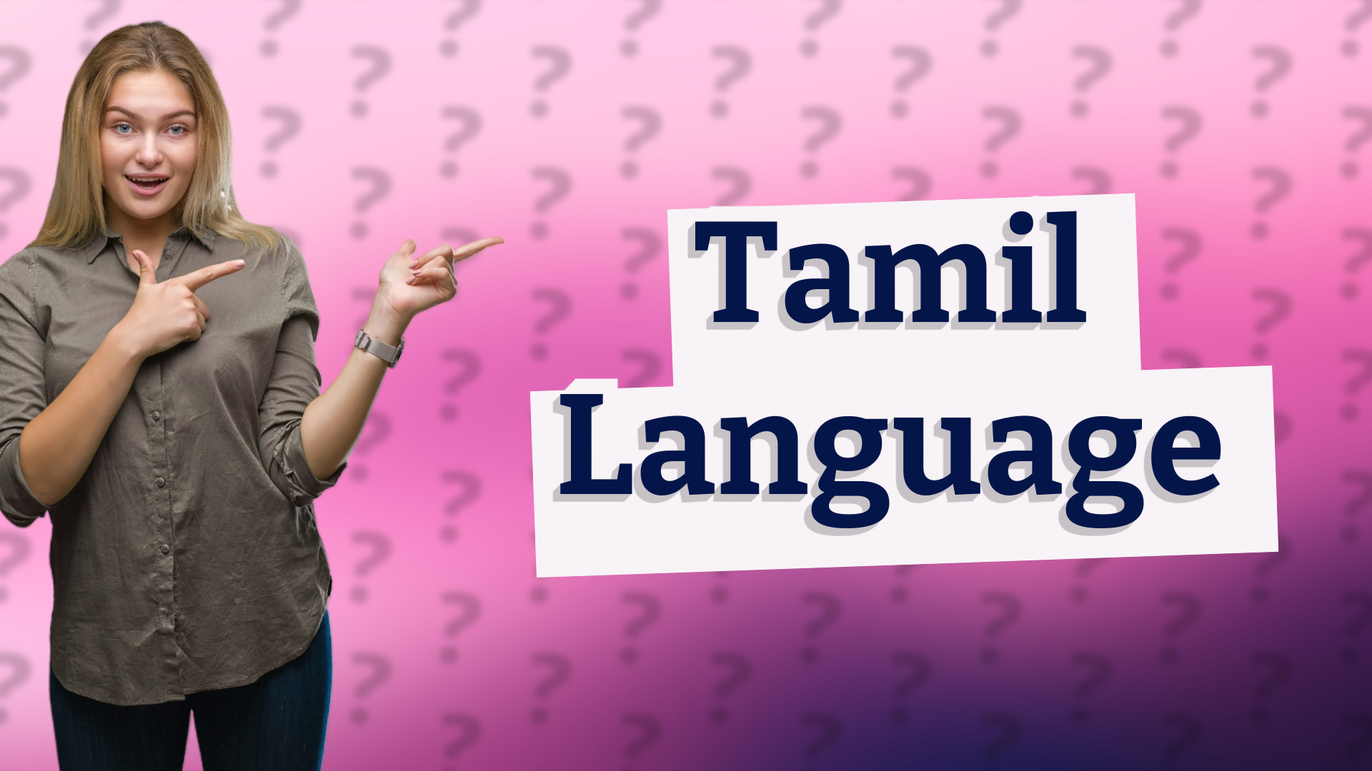 Tamil Language