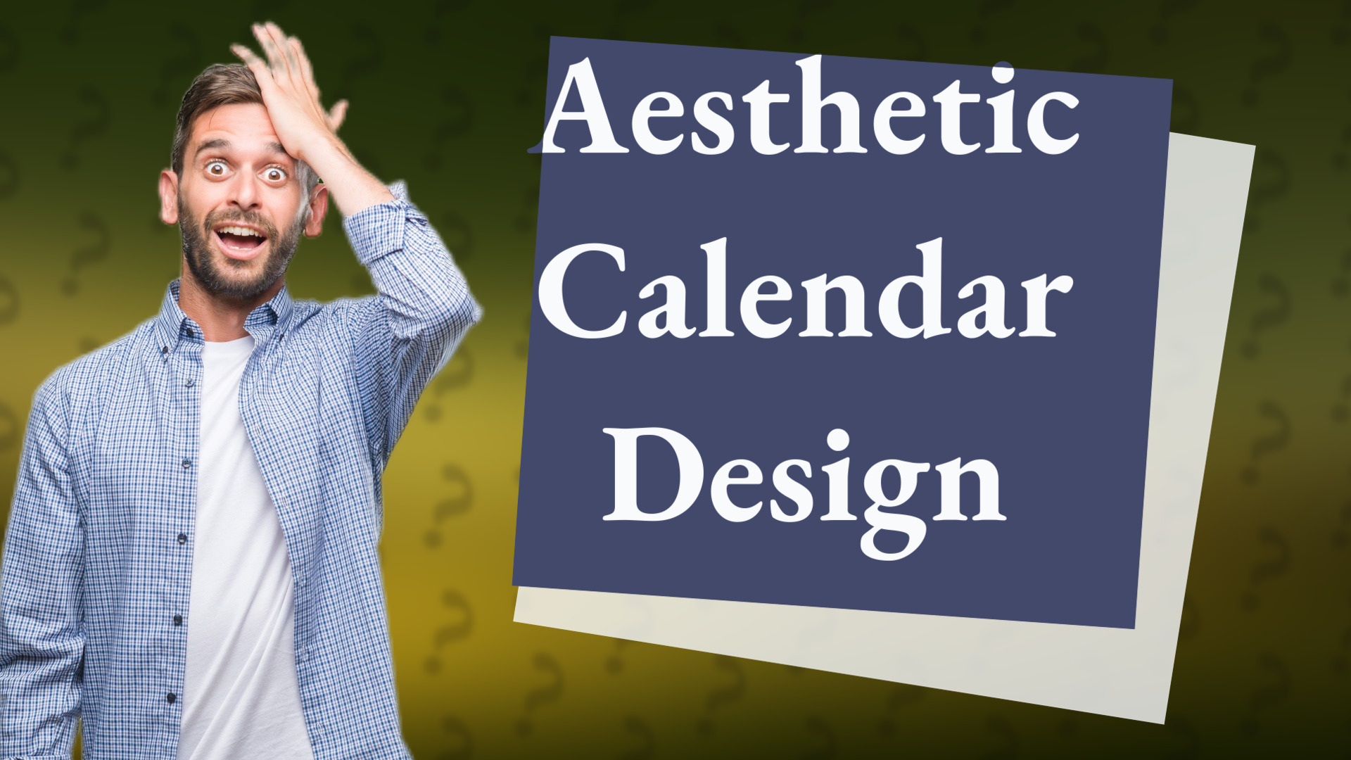 Aesthetic Calendar Design
