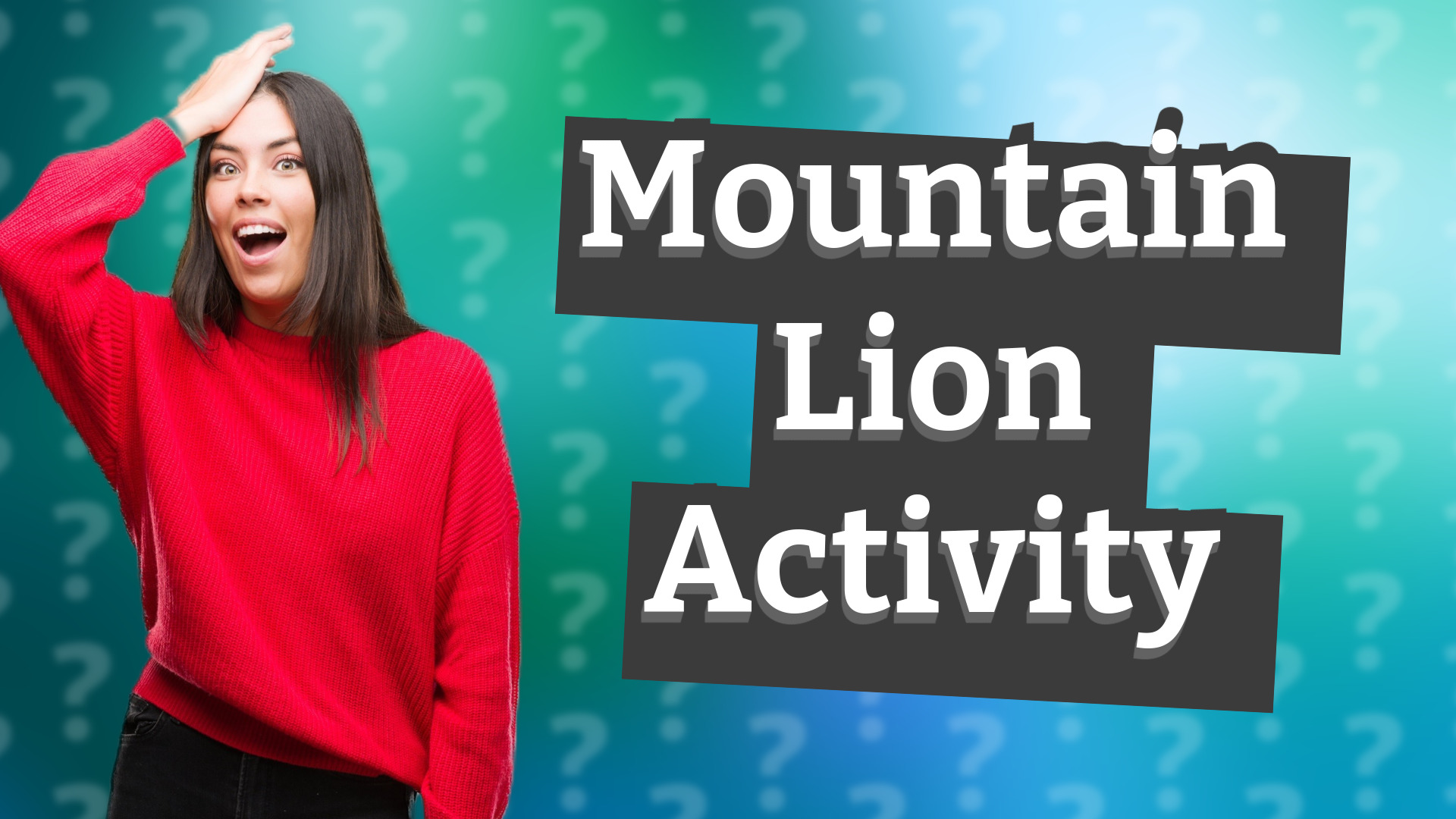 Mountain Lion Activity