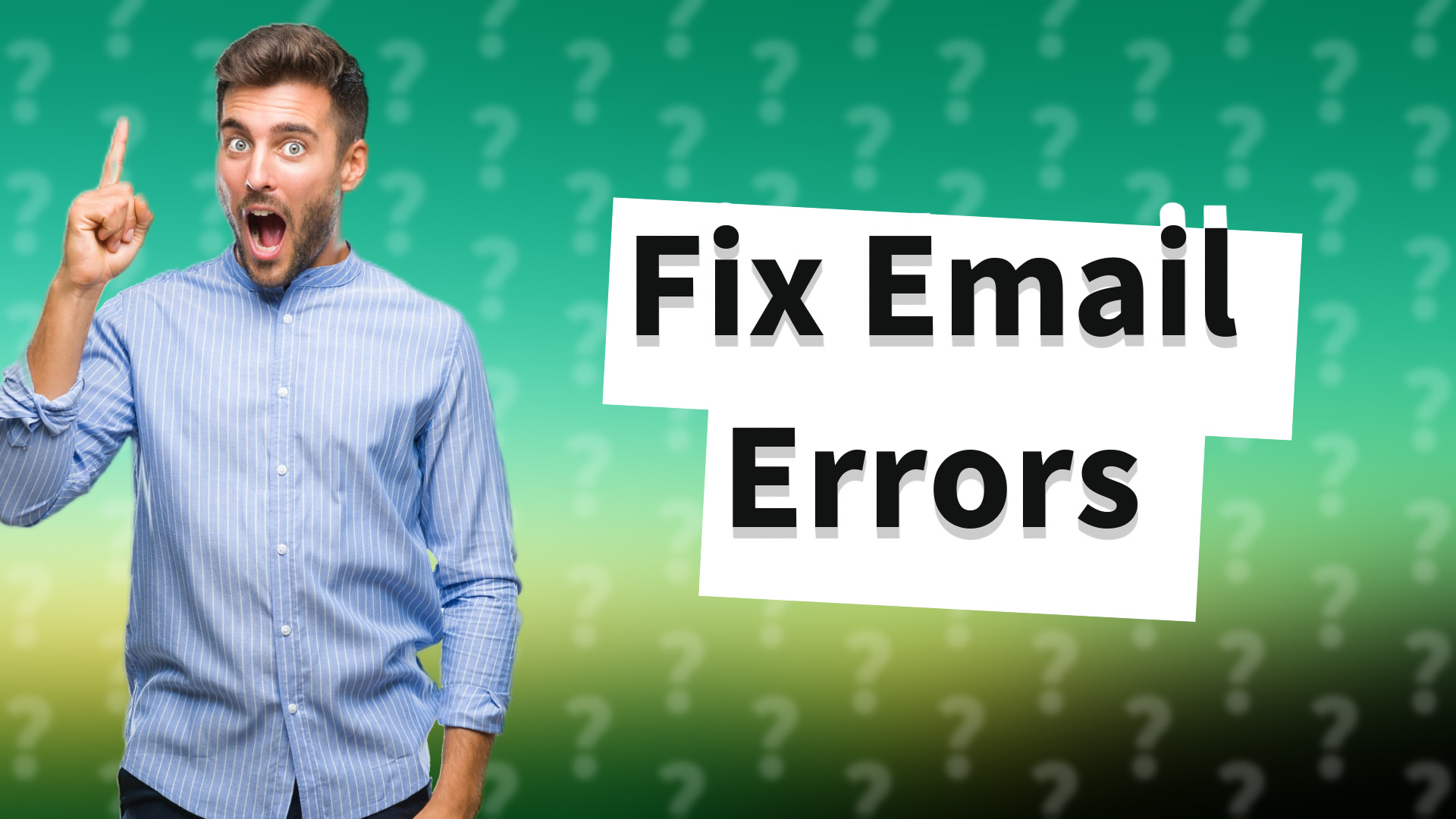 Fix Email Errors