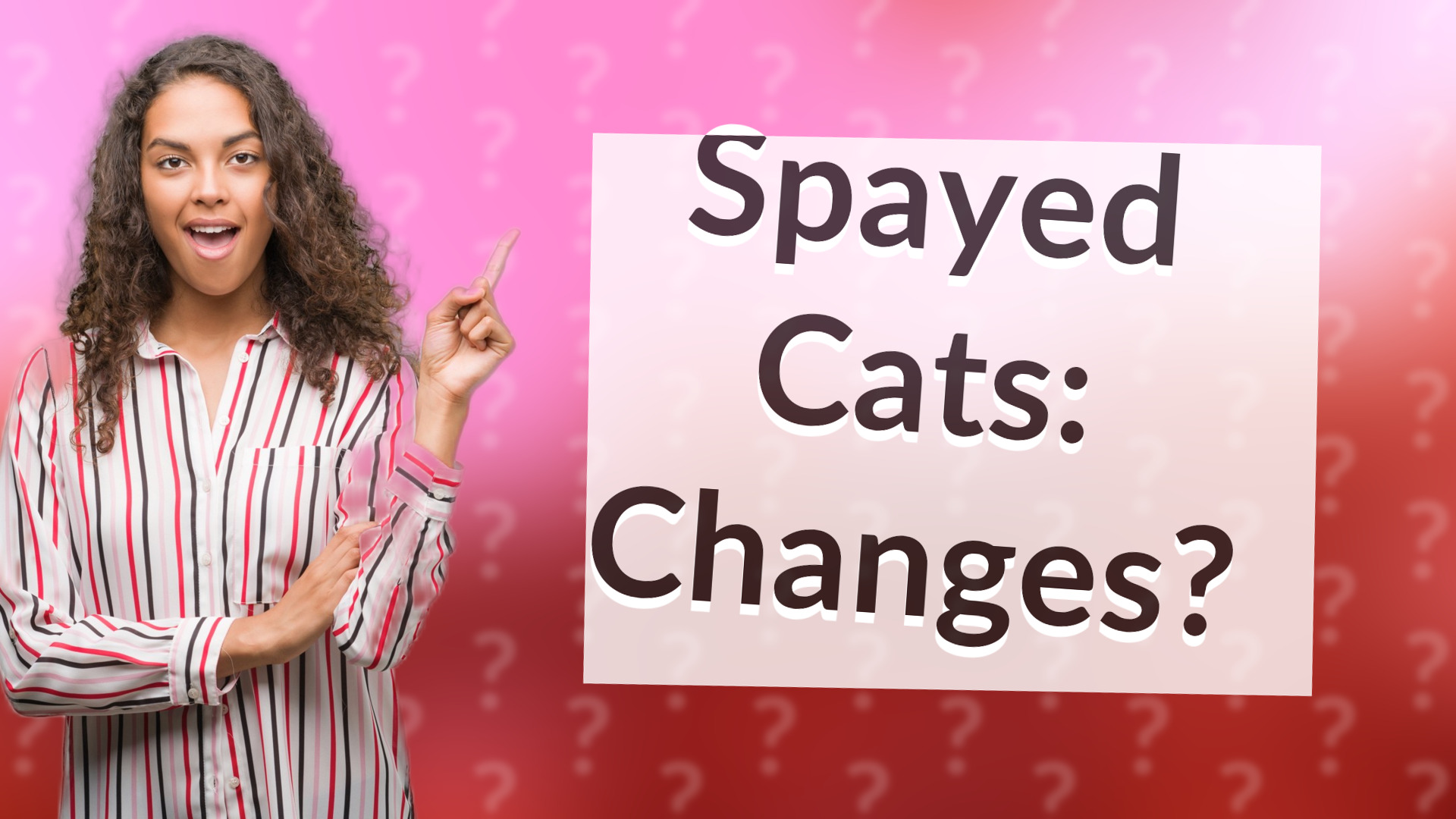 Spayed Cats: Changes?