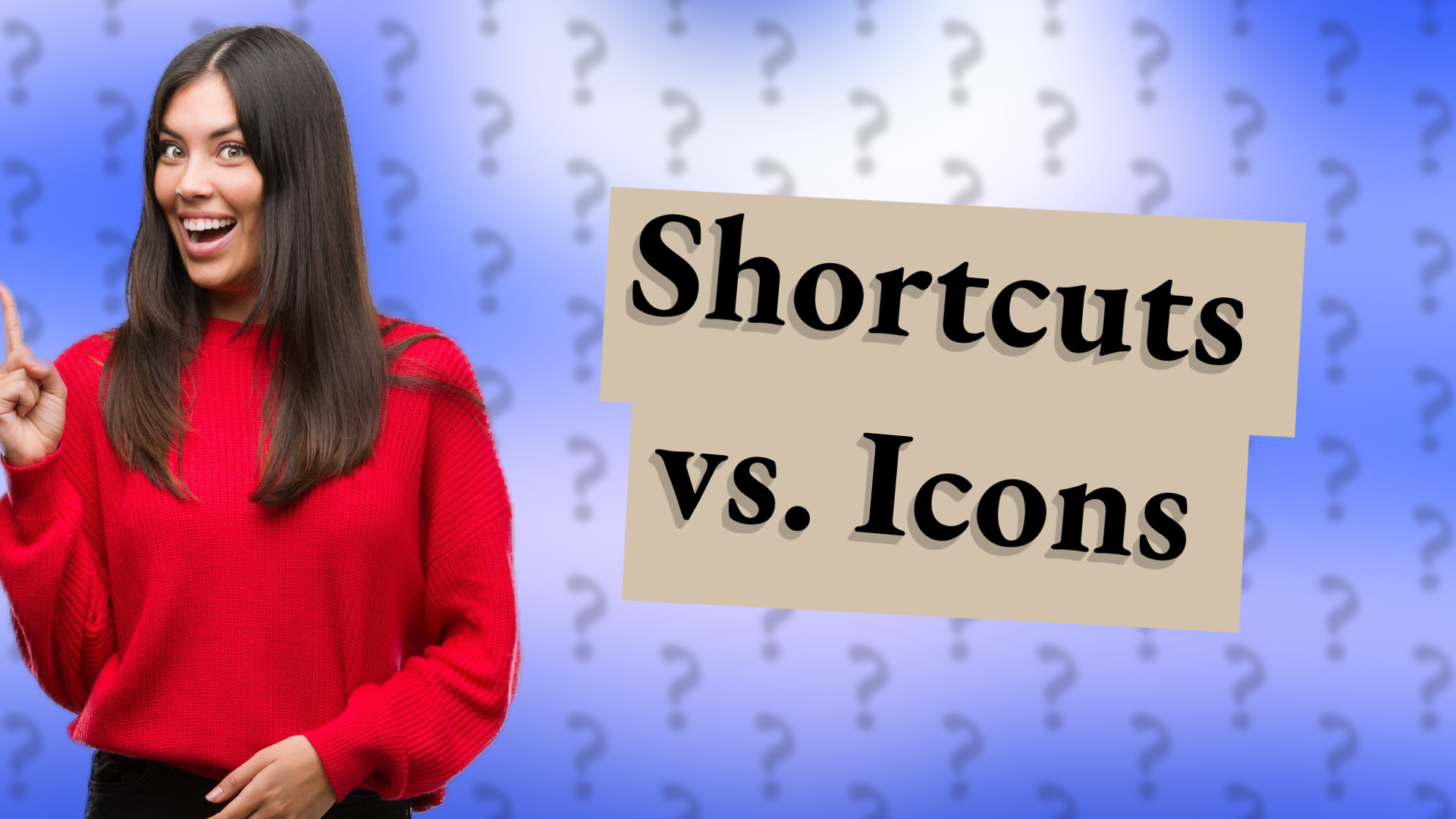 Shortcuts vs. Icons