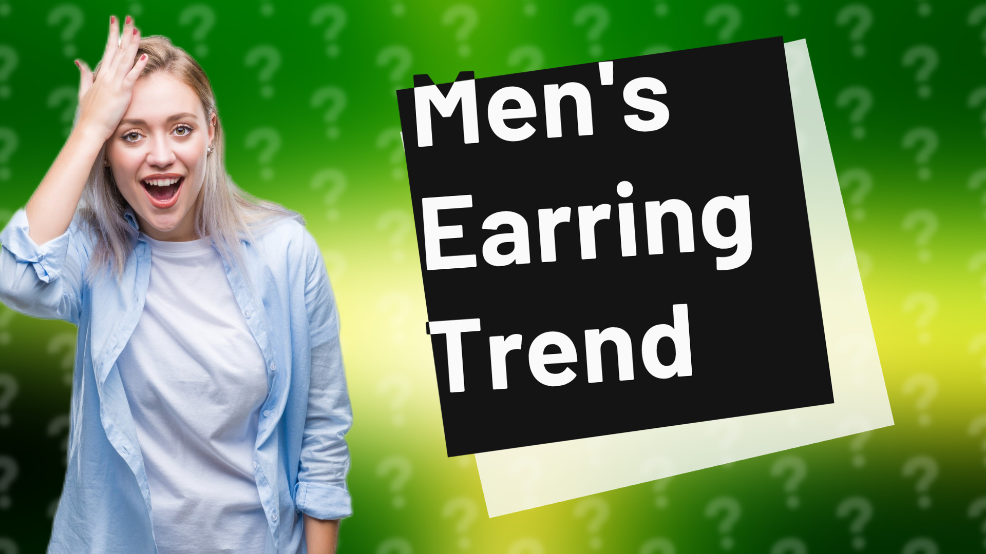 Men's Earring Trend