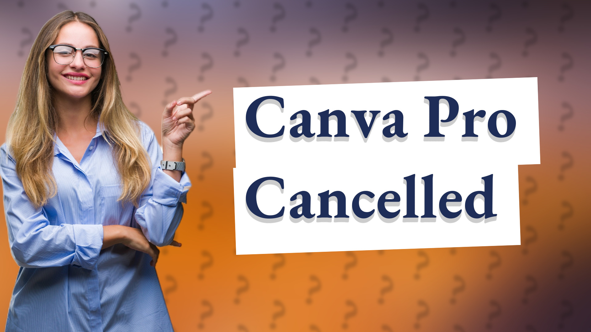 Canva Pro Cancelled