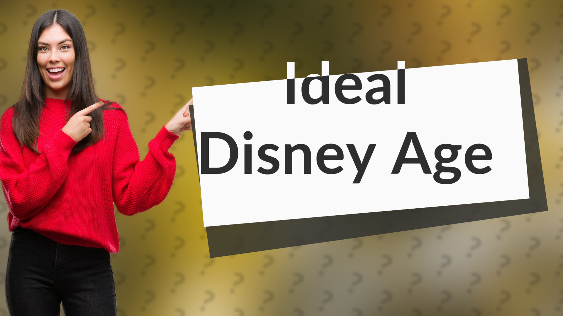 Ideal Disney Age