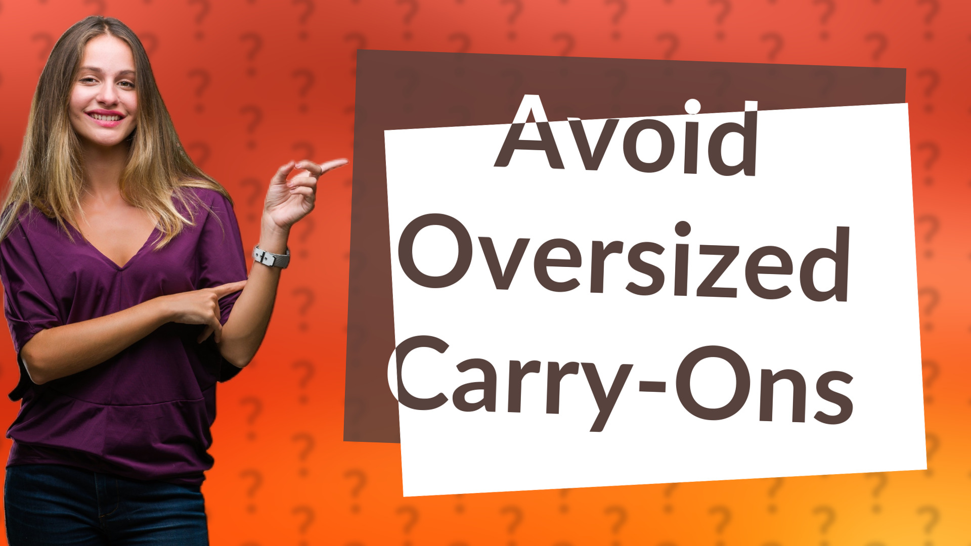 Avoid Oversized Carry-Ons
