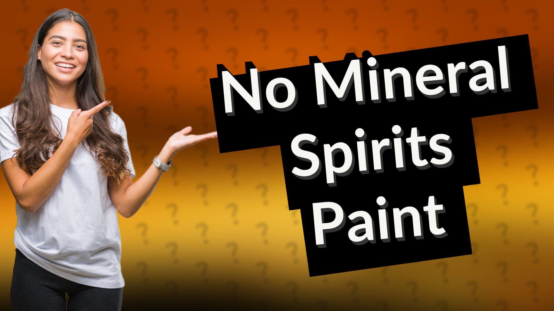 No Mineral Spirits Paint