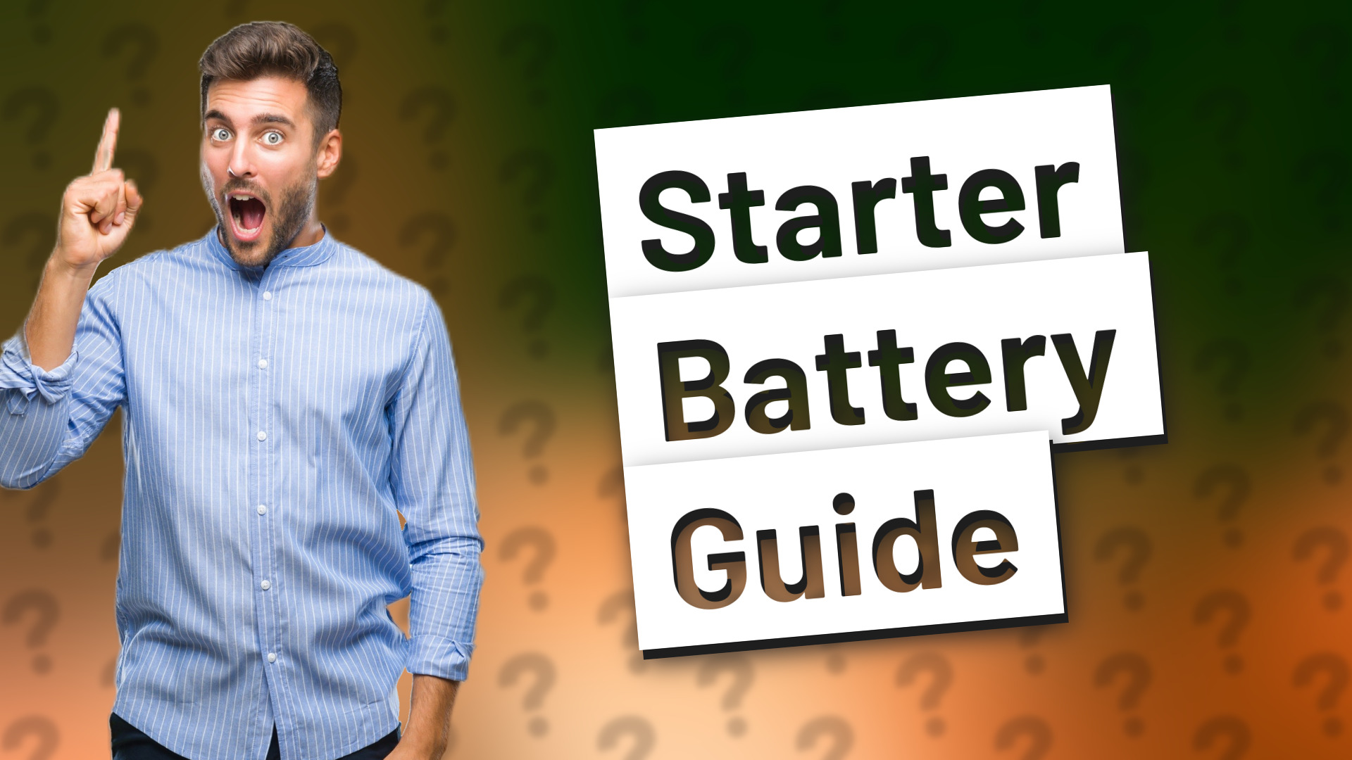Starter Battery Guide