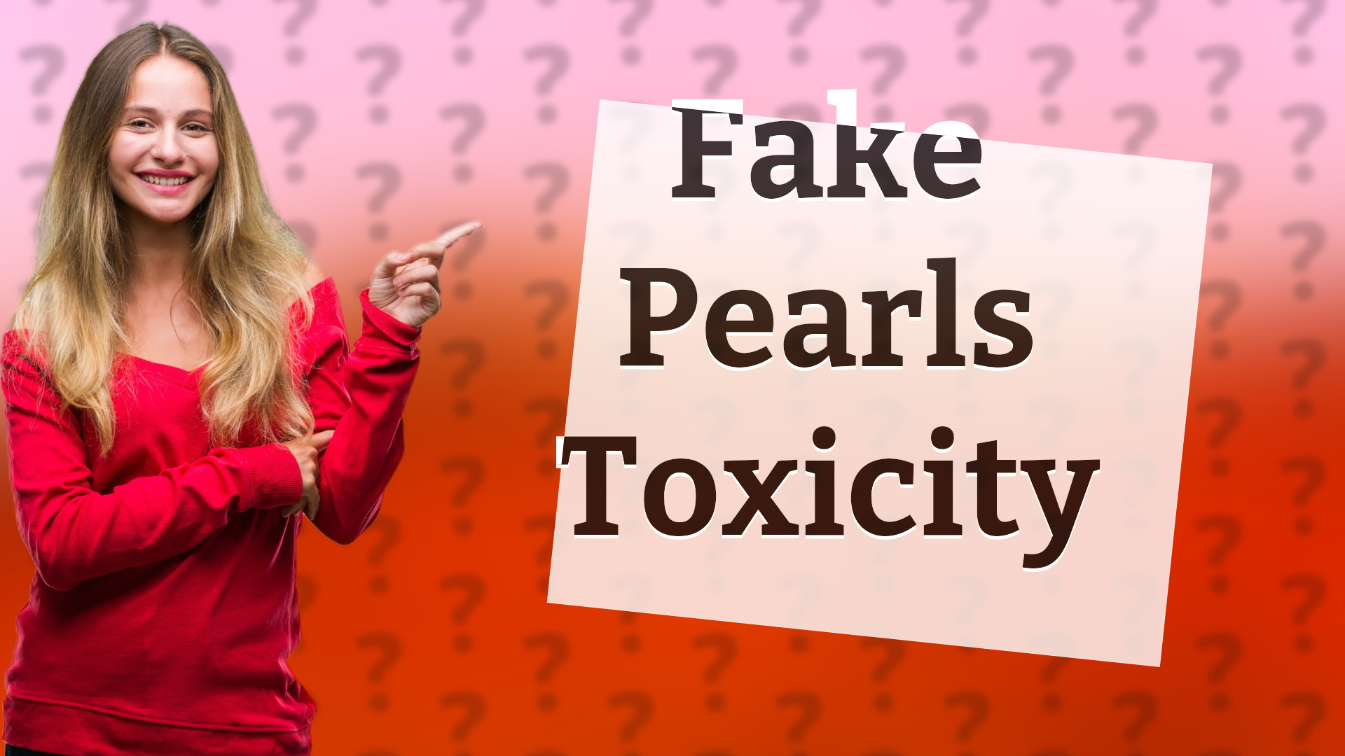 Fake Pearls Toxicity