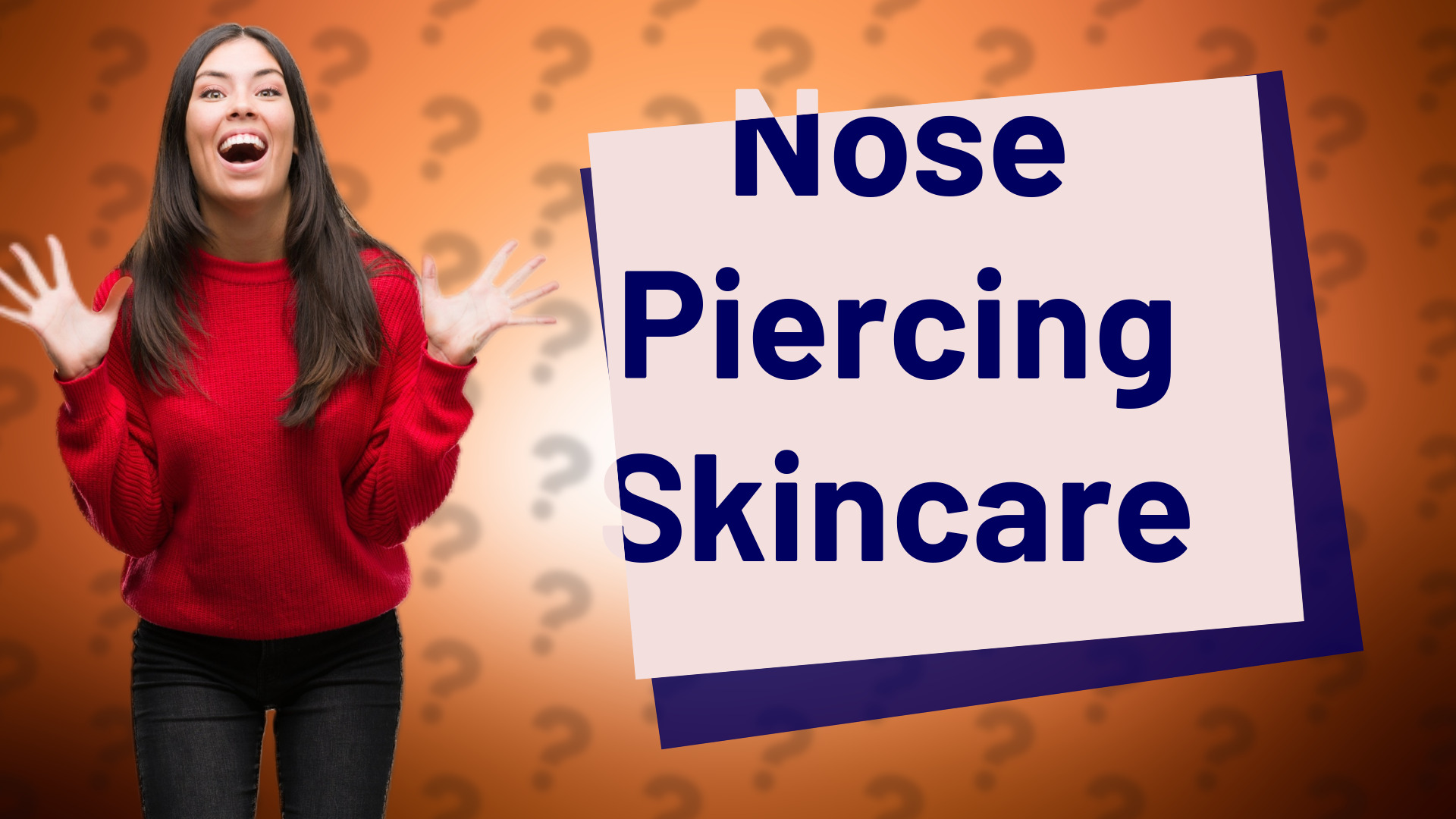 Nose Piercing Skincare