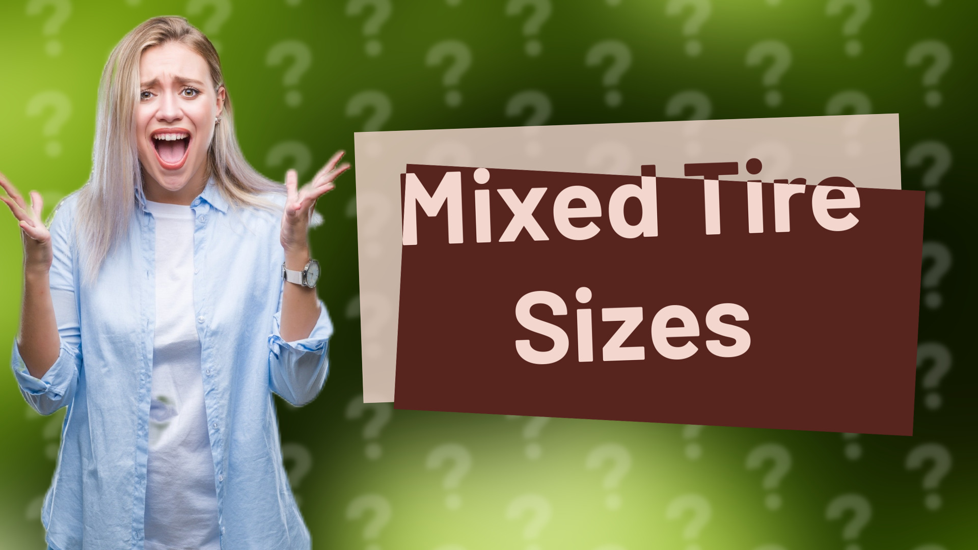 Mixed Tire Sizes