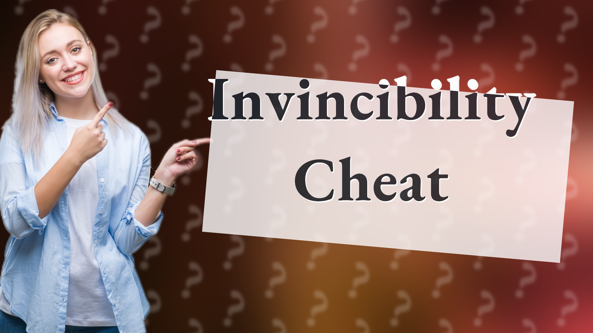 Invincibility Cheat