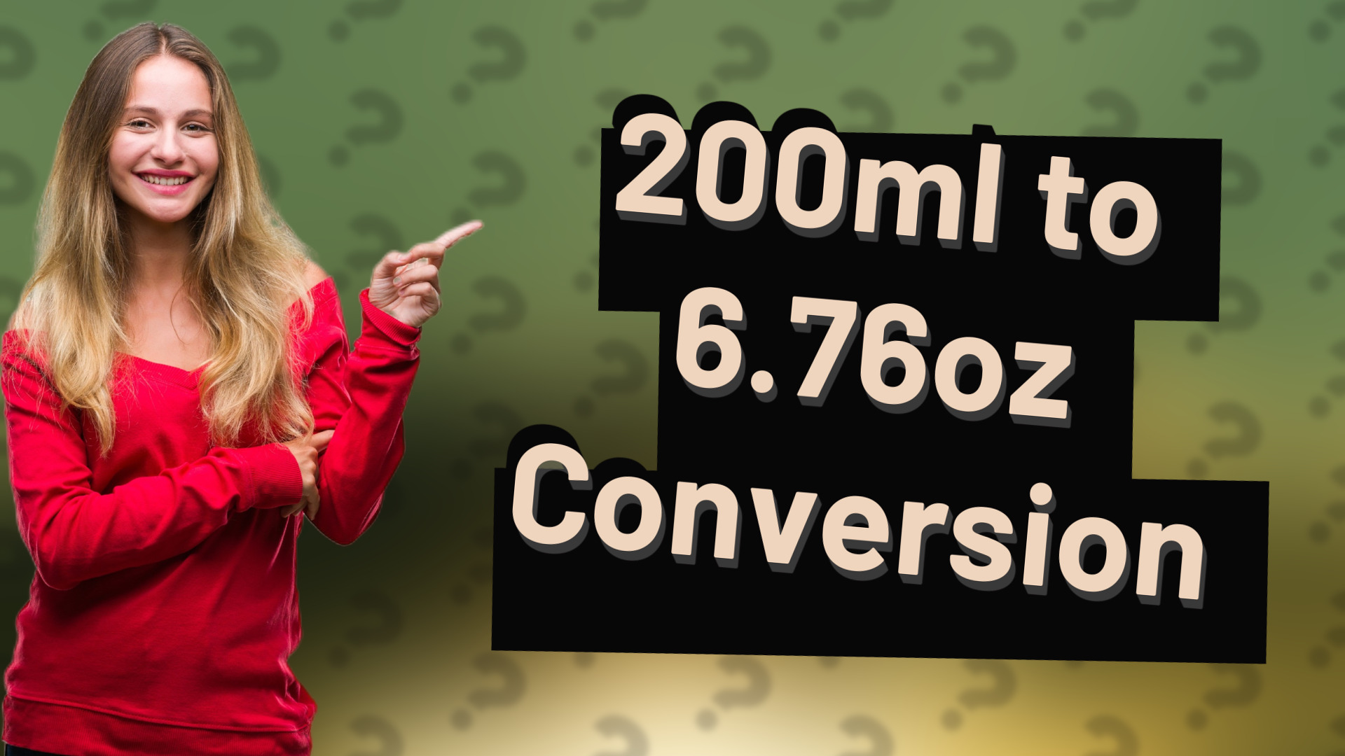 200ml to 6.76oz Conversion