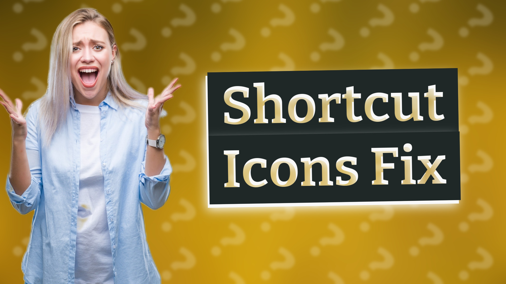 Shortcut Icons Fix