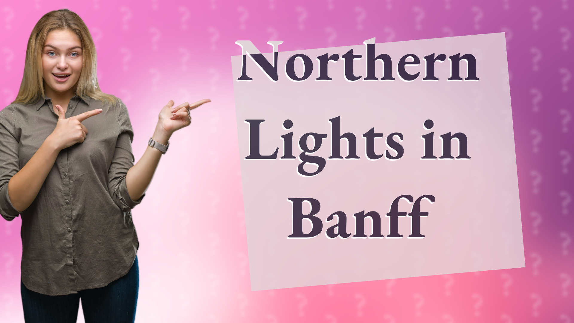 Northern Lights in Banff