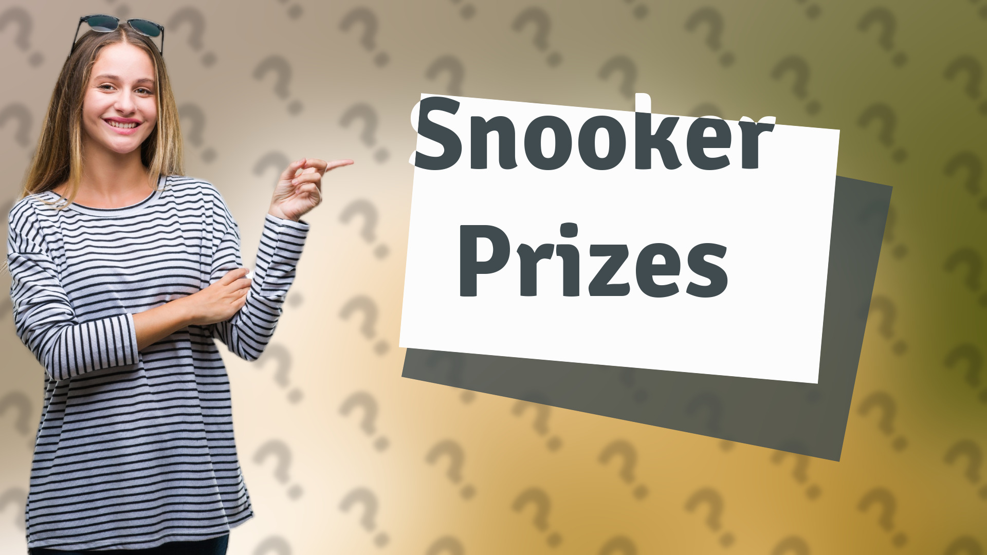 Snooker Prizes