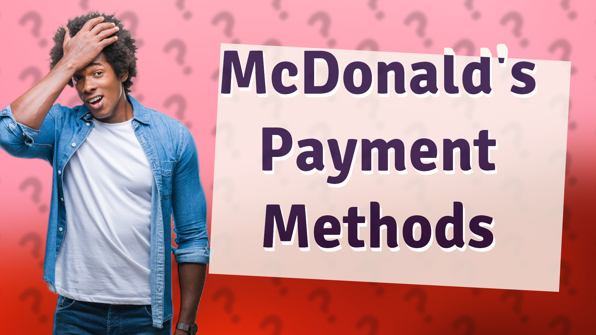 McDonald's Payment Methods