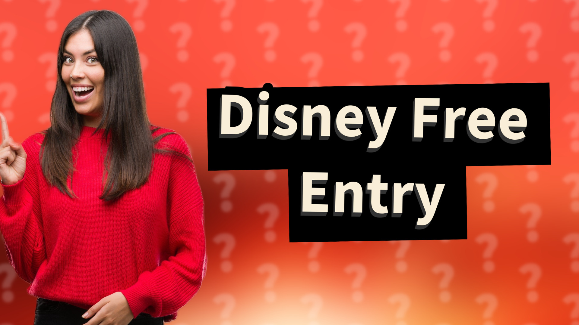 Disney Free Entry