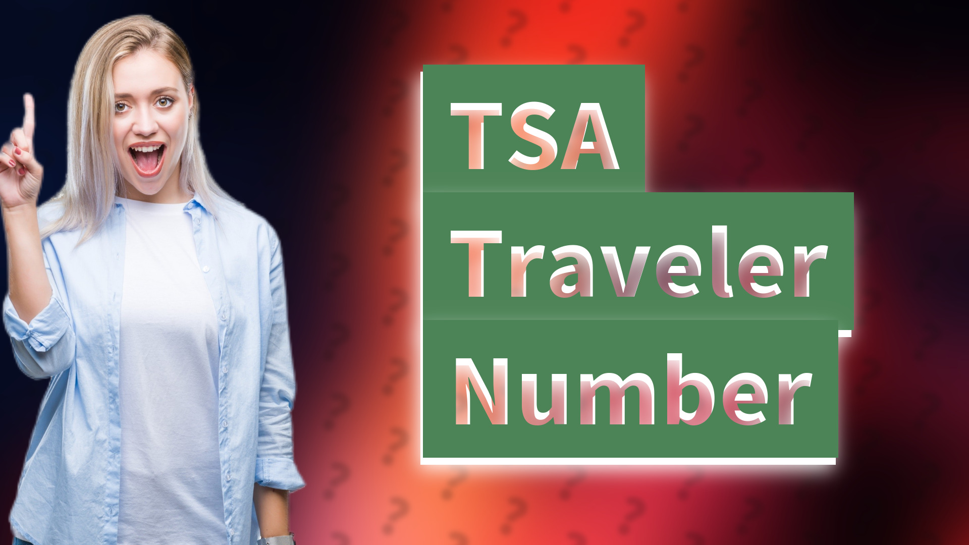 TSA Traveler Number