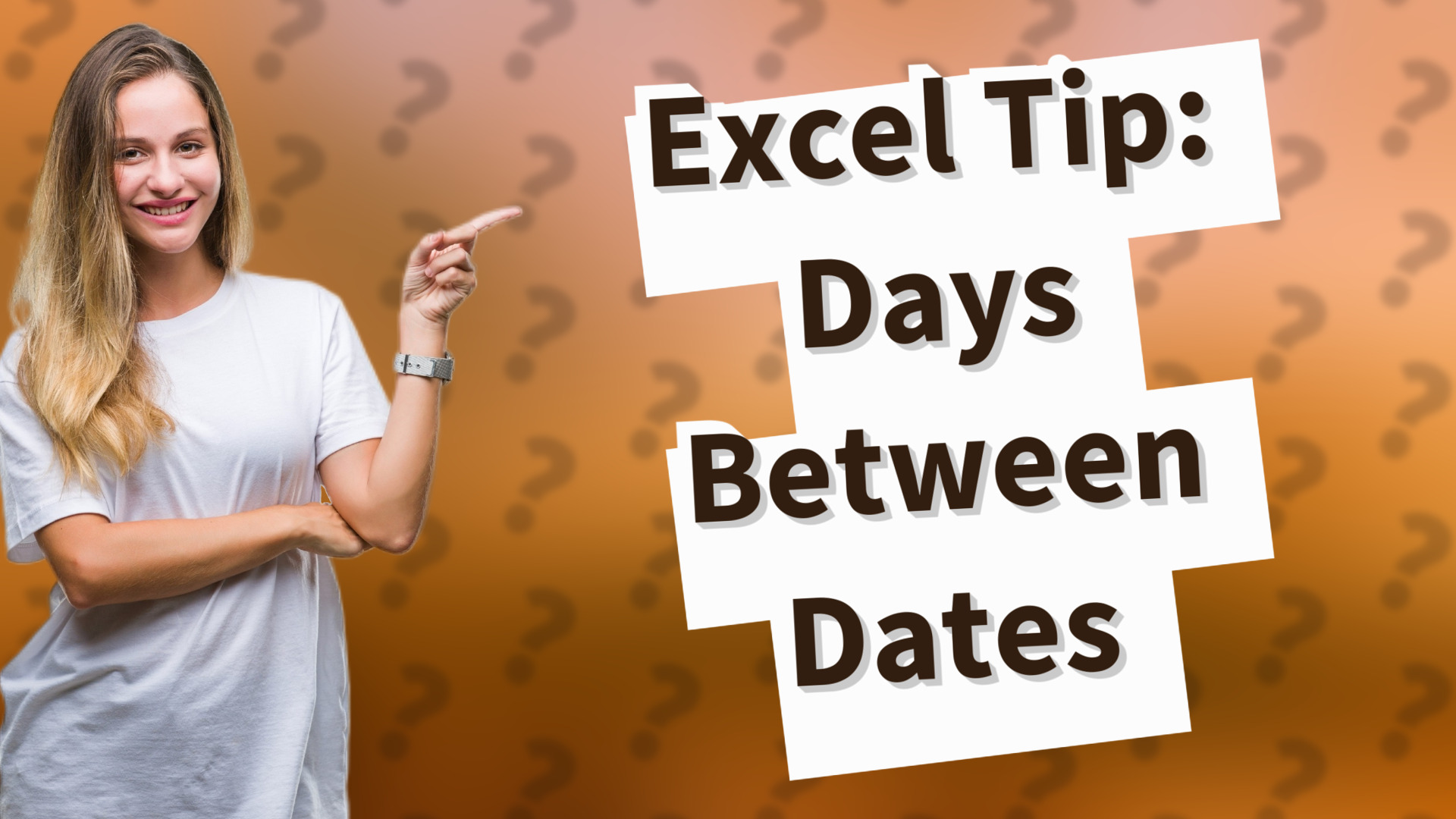 Excel Tip: Days Between Dates