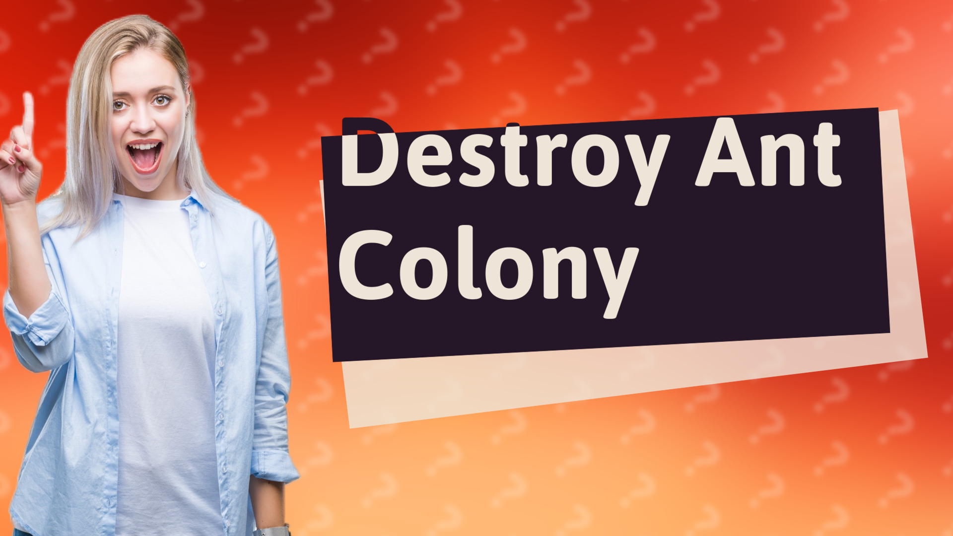 Destroy Ant Colony