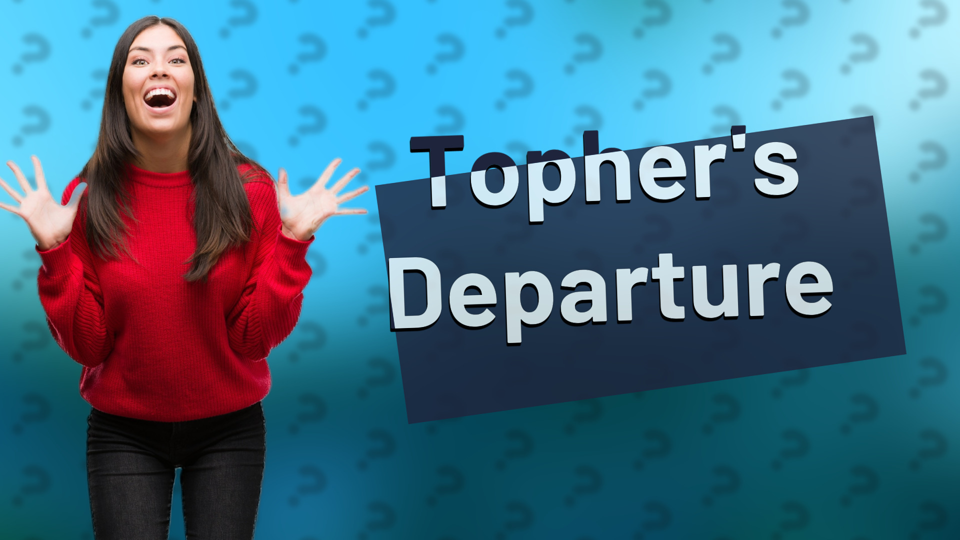 Topher's Departure