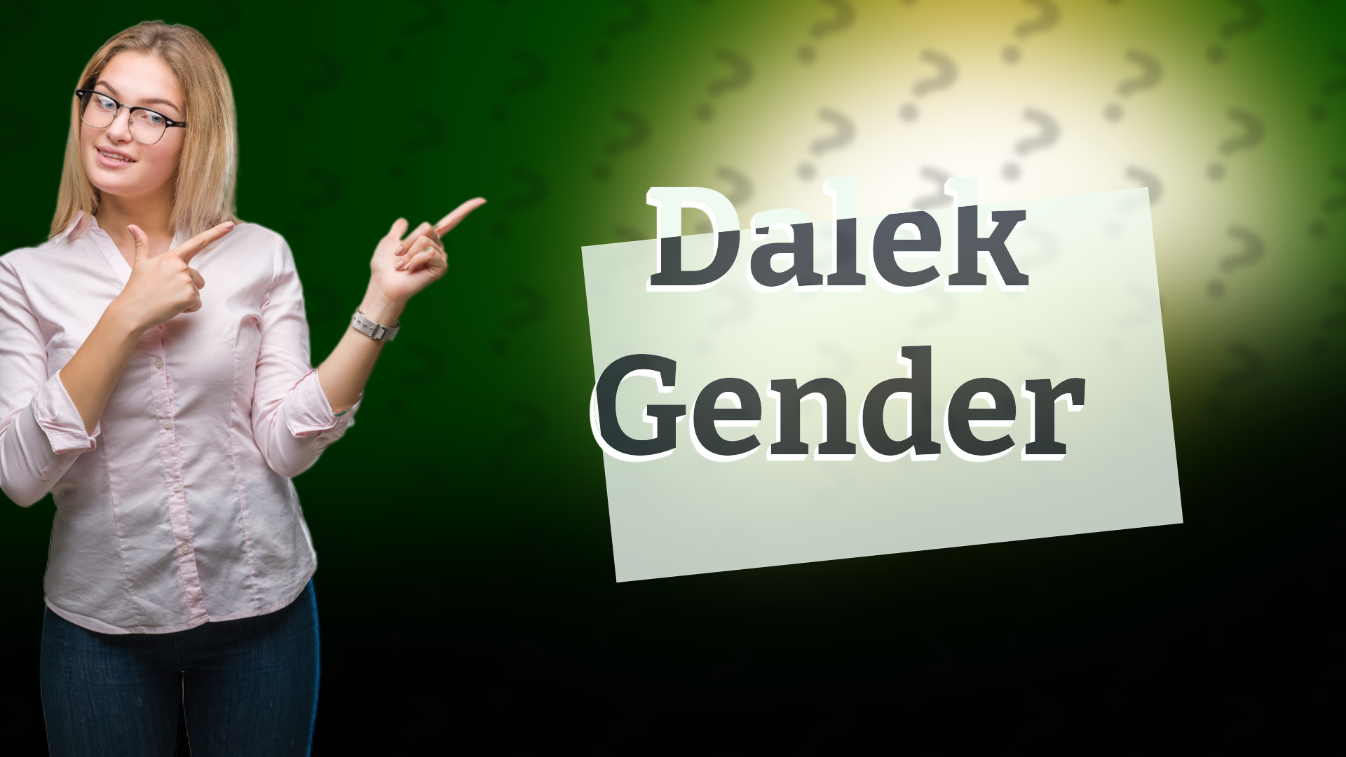 Dalek Gender