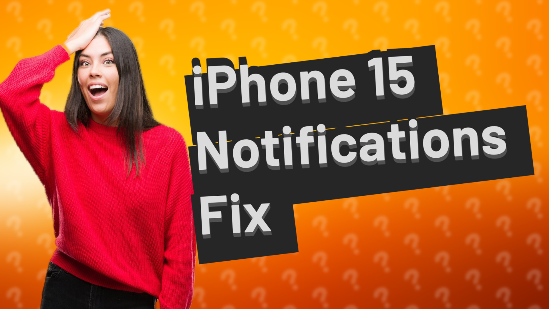 iPhone 15 Notifications Fix