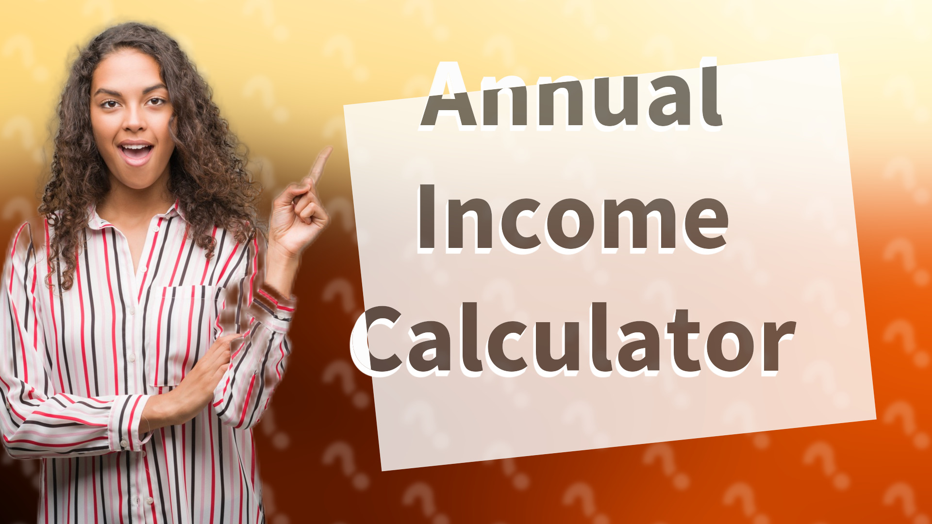 Annual Income Calculator