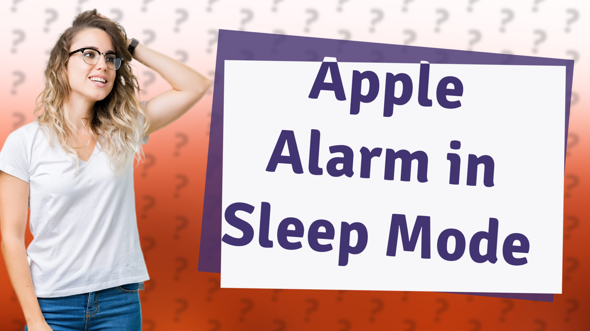 Apple Alarm in Sleep Mode