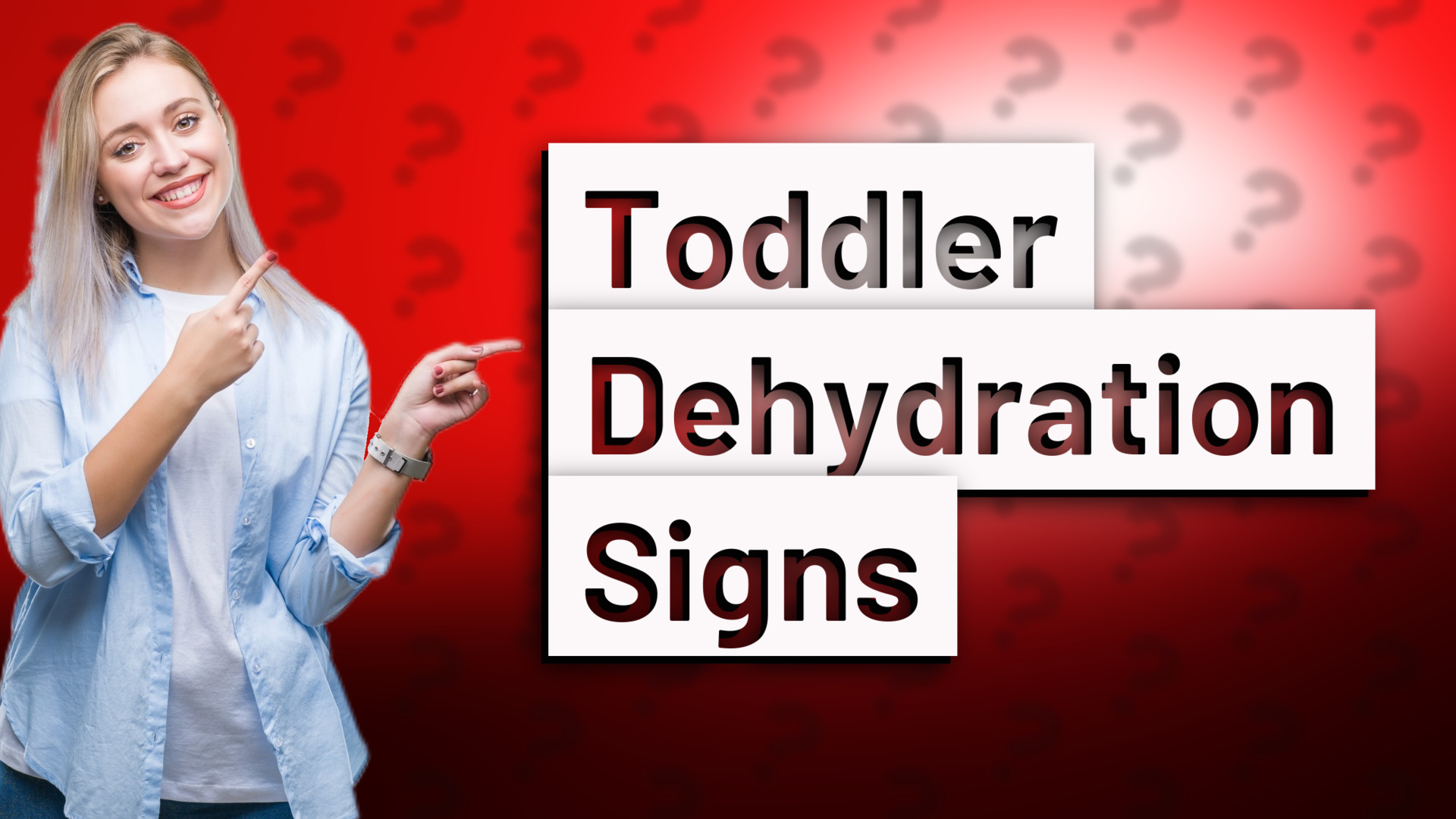 Toddler Dehydration Signs