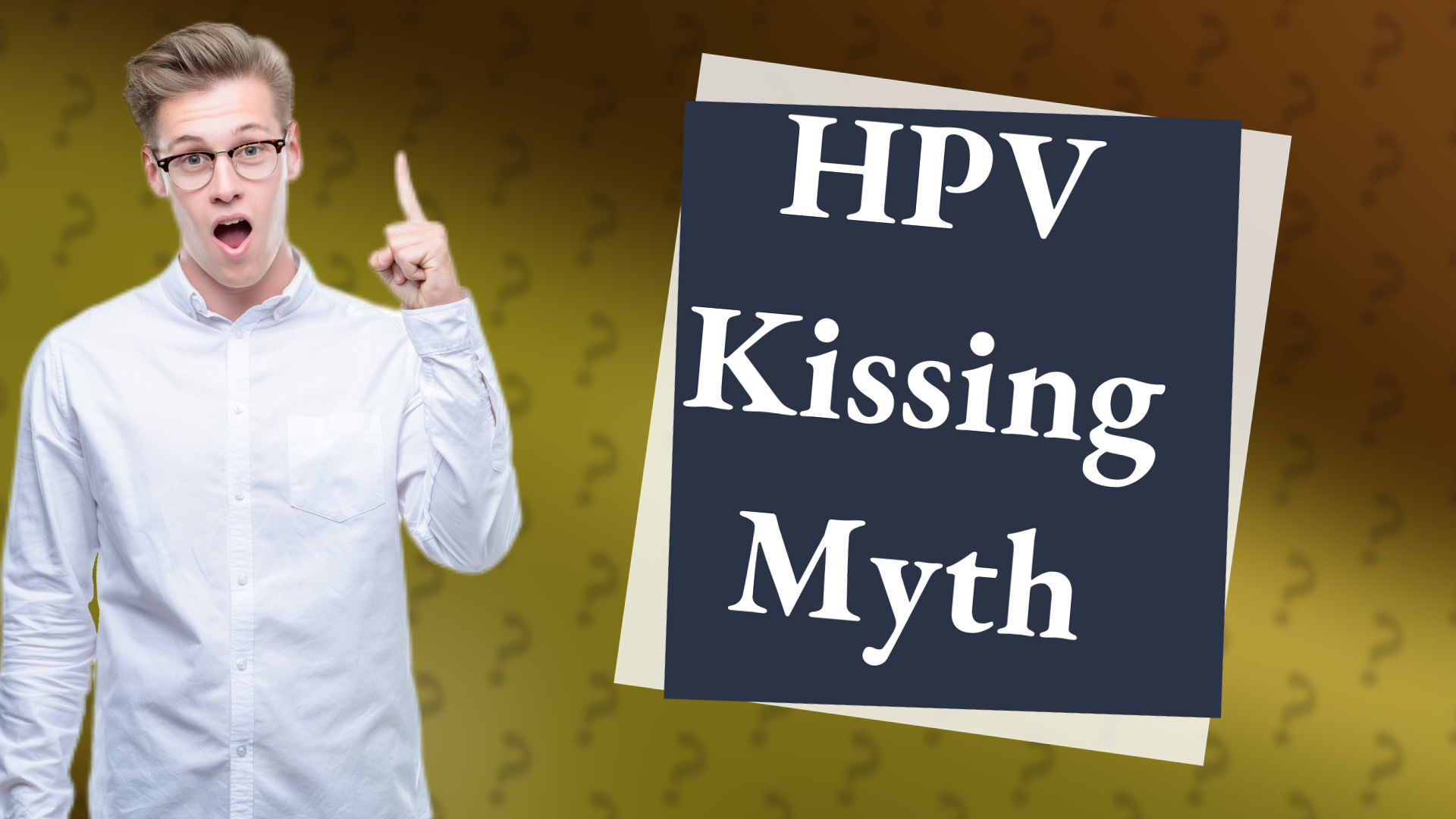 HPV Kissing Myth