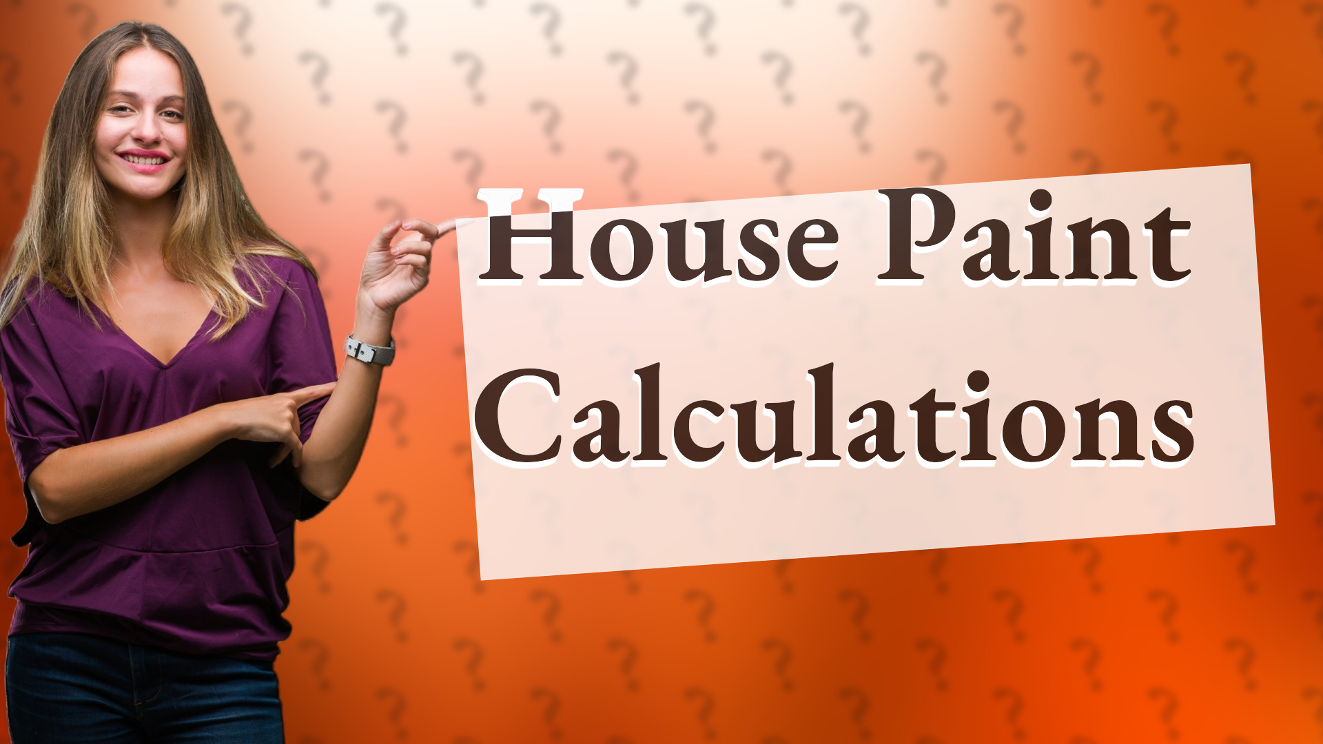 House Paint Calculations