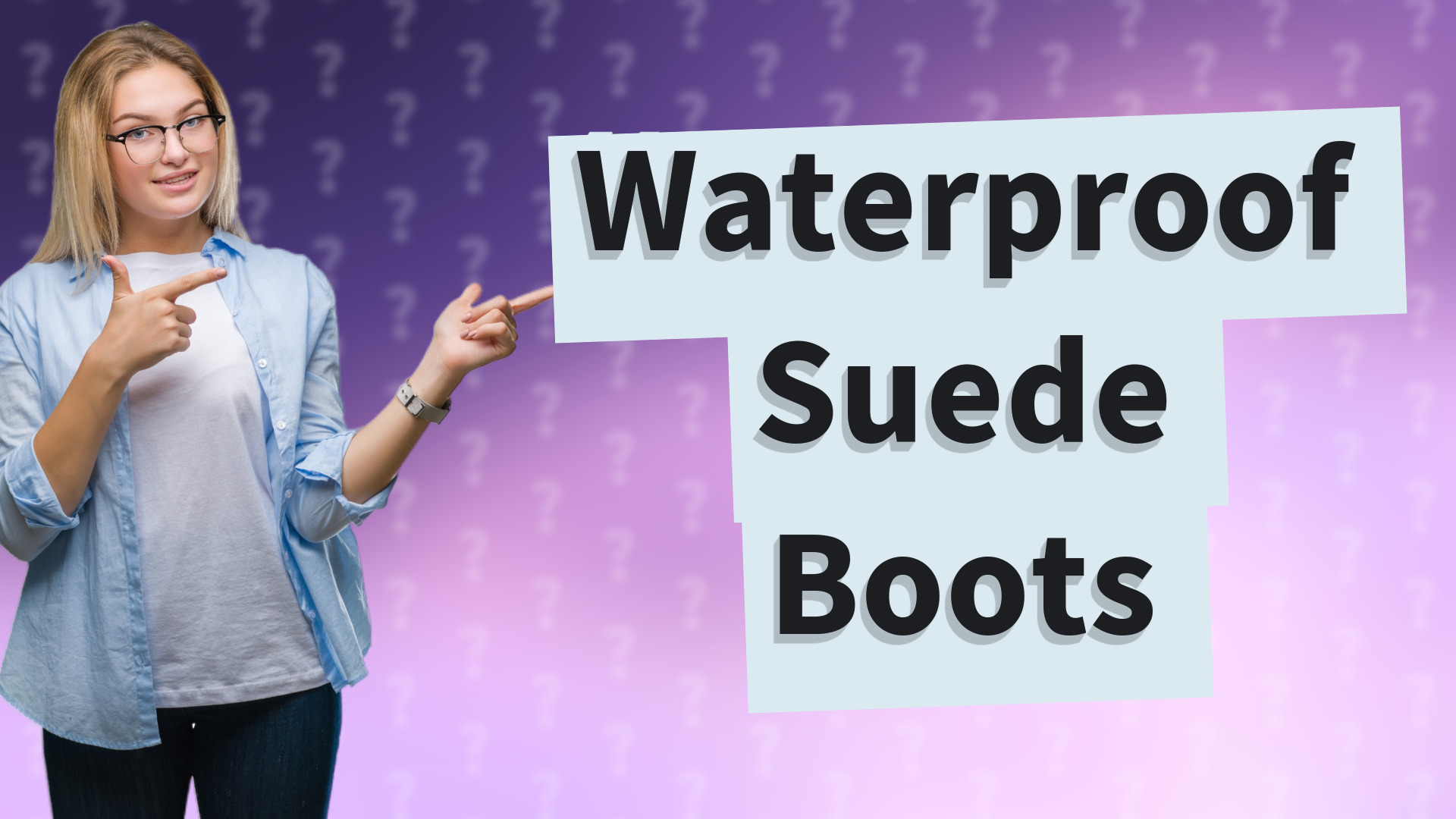 Waterproof Suede Boots