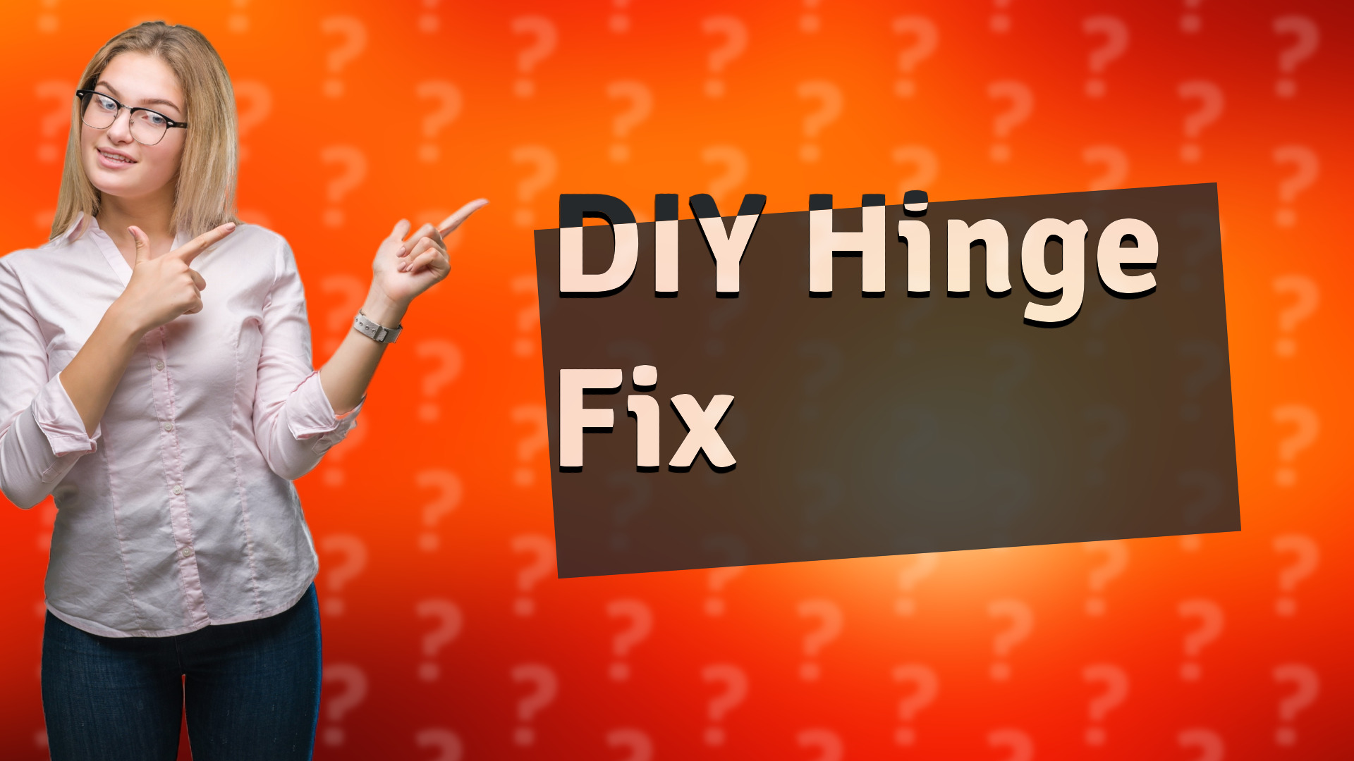 DIY Hinge Fix