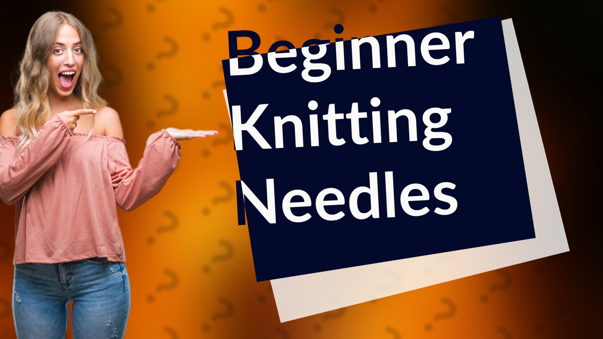Beginner Knitting Needles