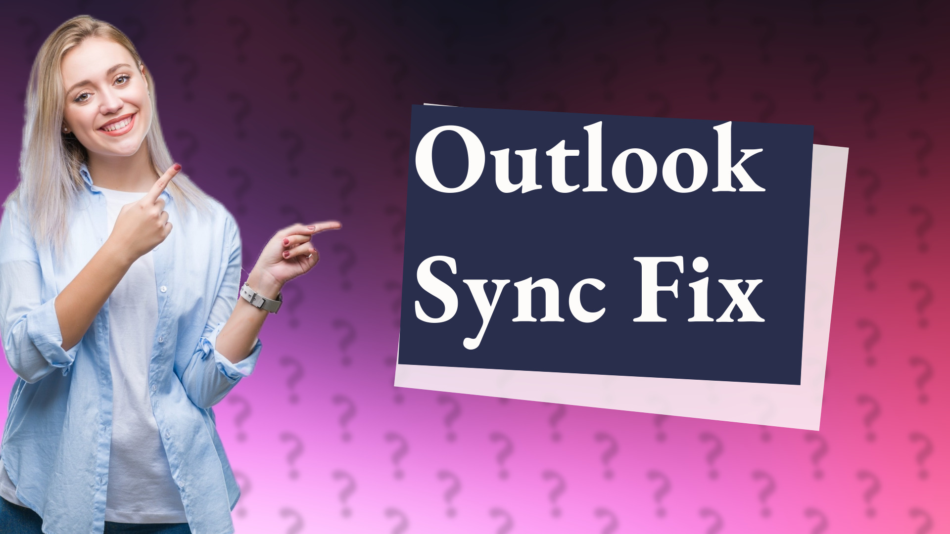 Outlook Sync Fix