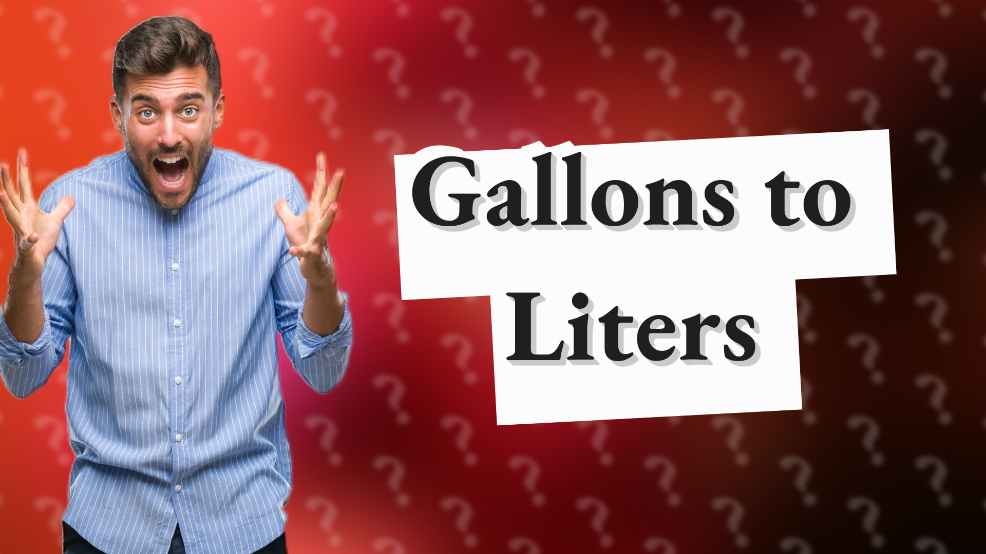 Gallons to Liters